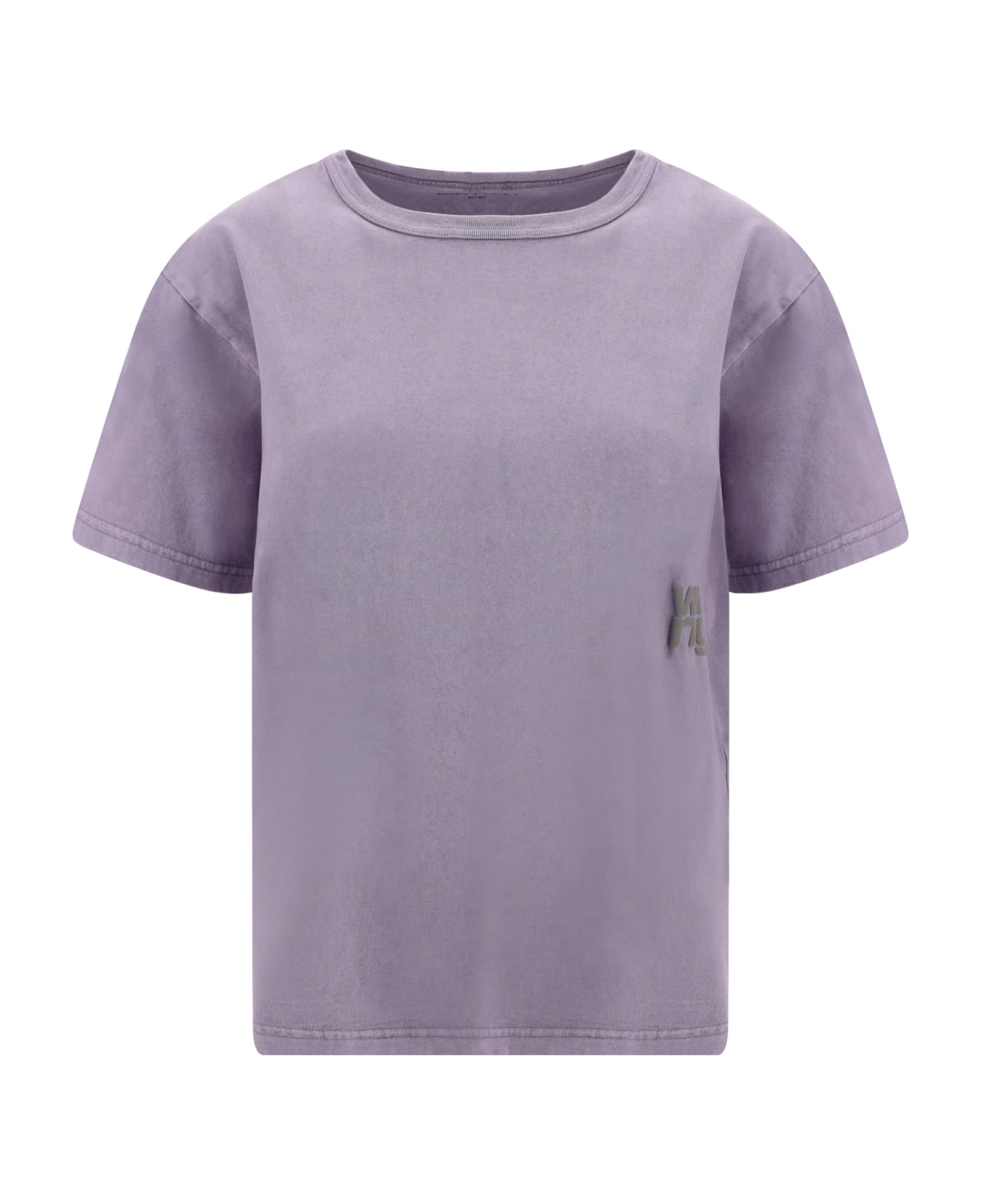 Alexander Wang Essential T-shirt - A Acid Pink Tシャツ