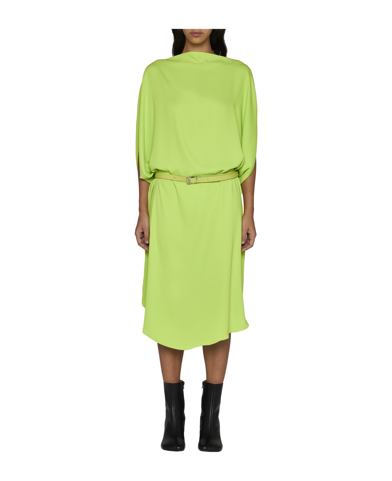 MM6 Maison Margiela Dress - Neon green ワンピース＆ドレス