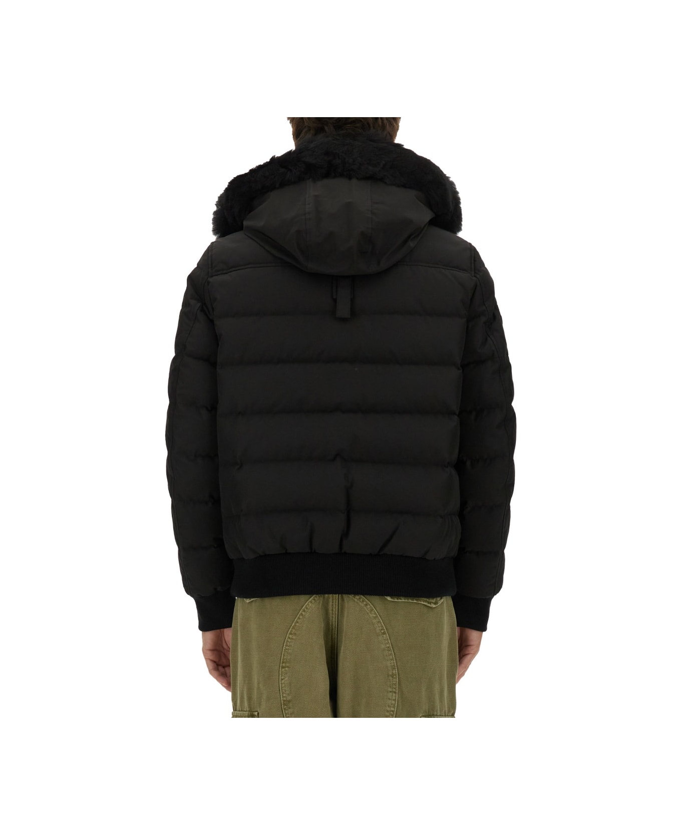 Moose Knuckles Bomber Onyx Scotchtown - BLACK