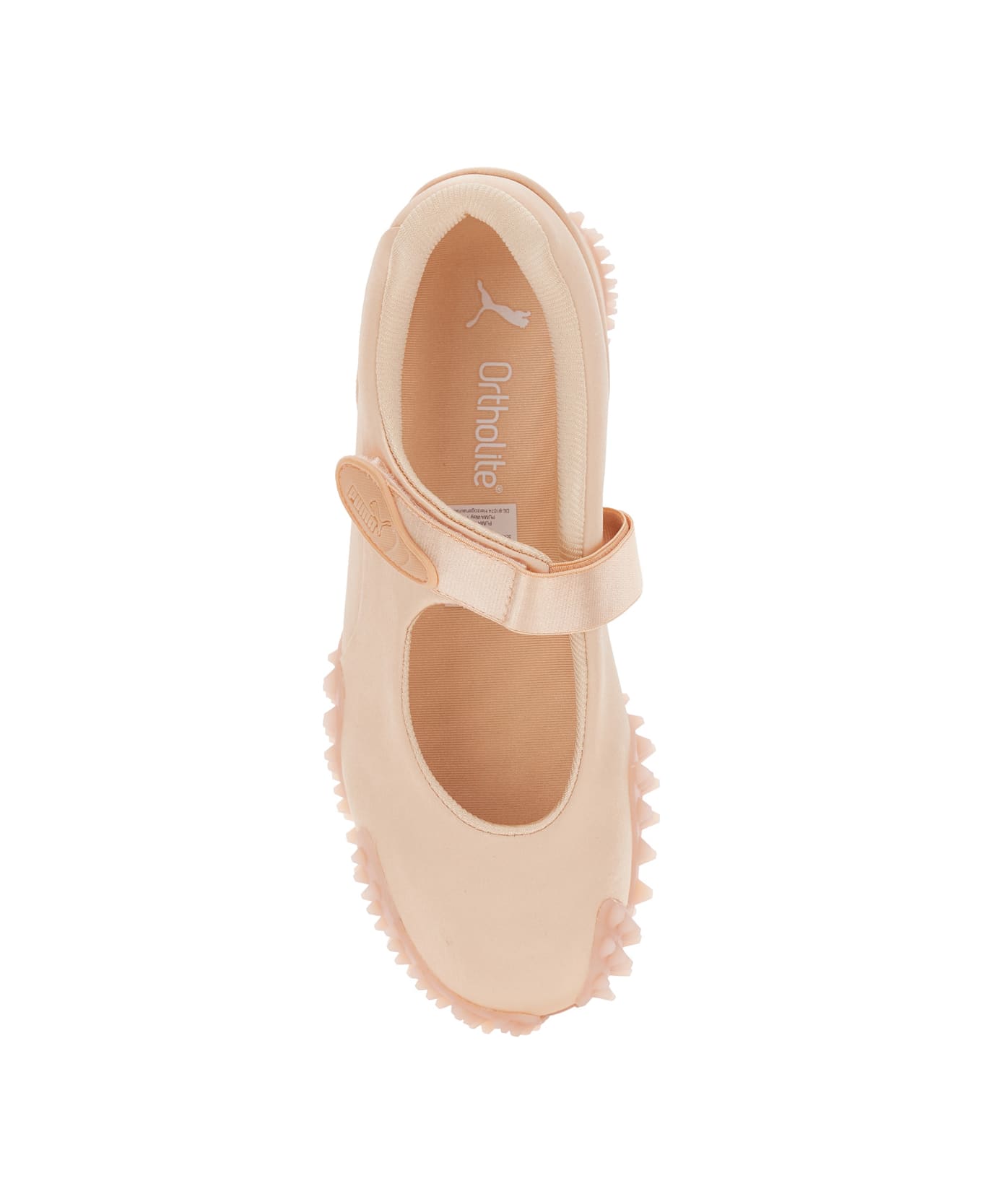 Puma Mostro Pink Flats With Tread Sole And Logo On The Back In Fabric Unisex - Pink