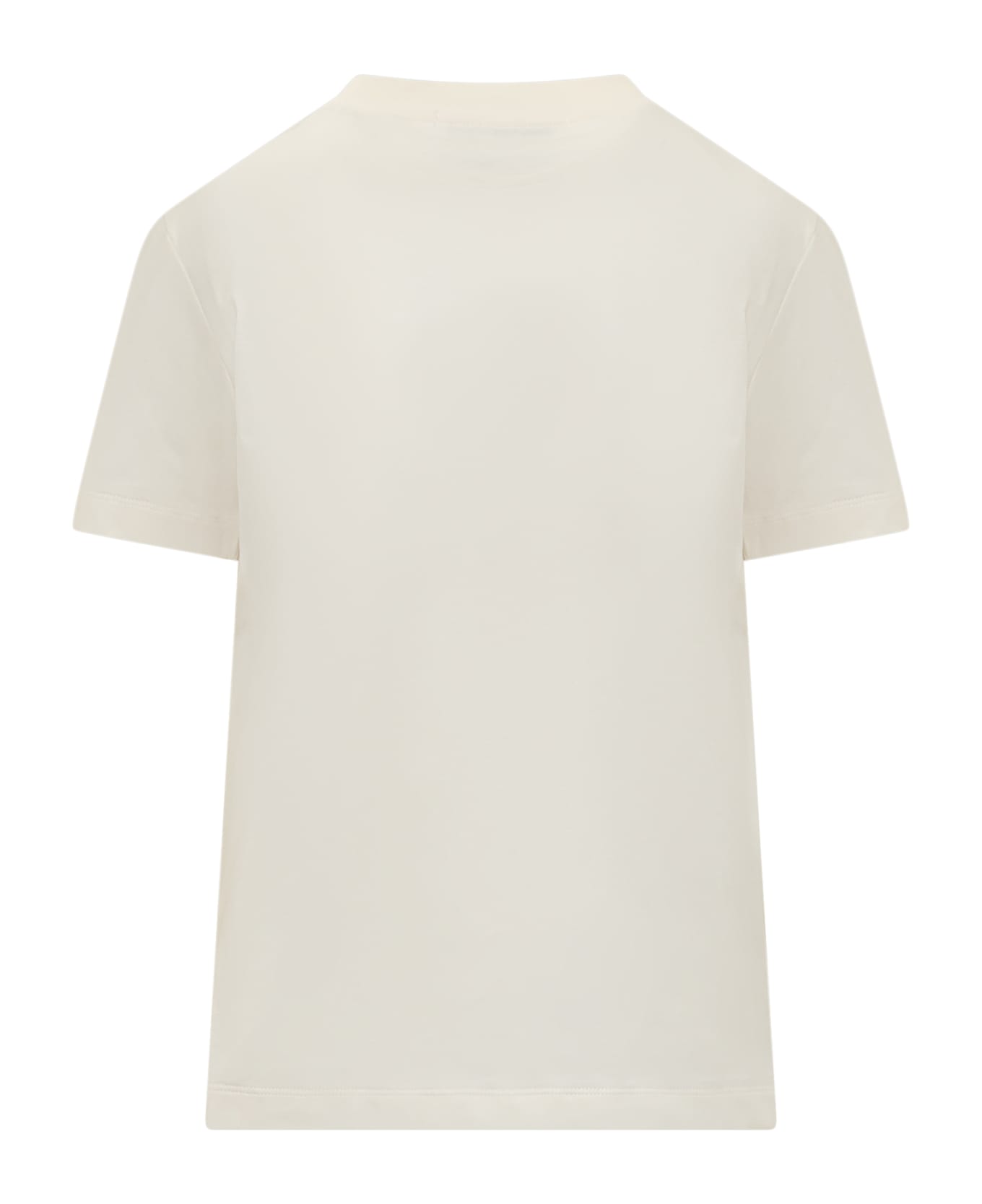 MSGM T-shirt With Logo - OFF WHITE