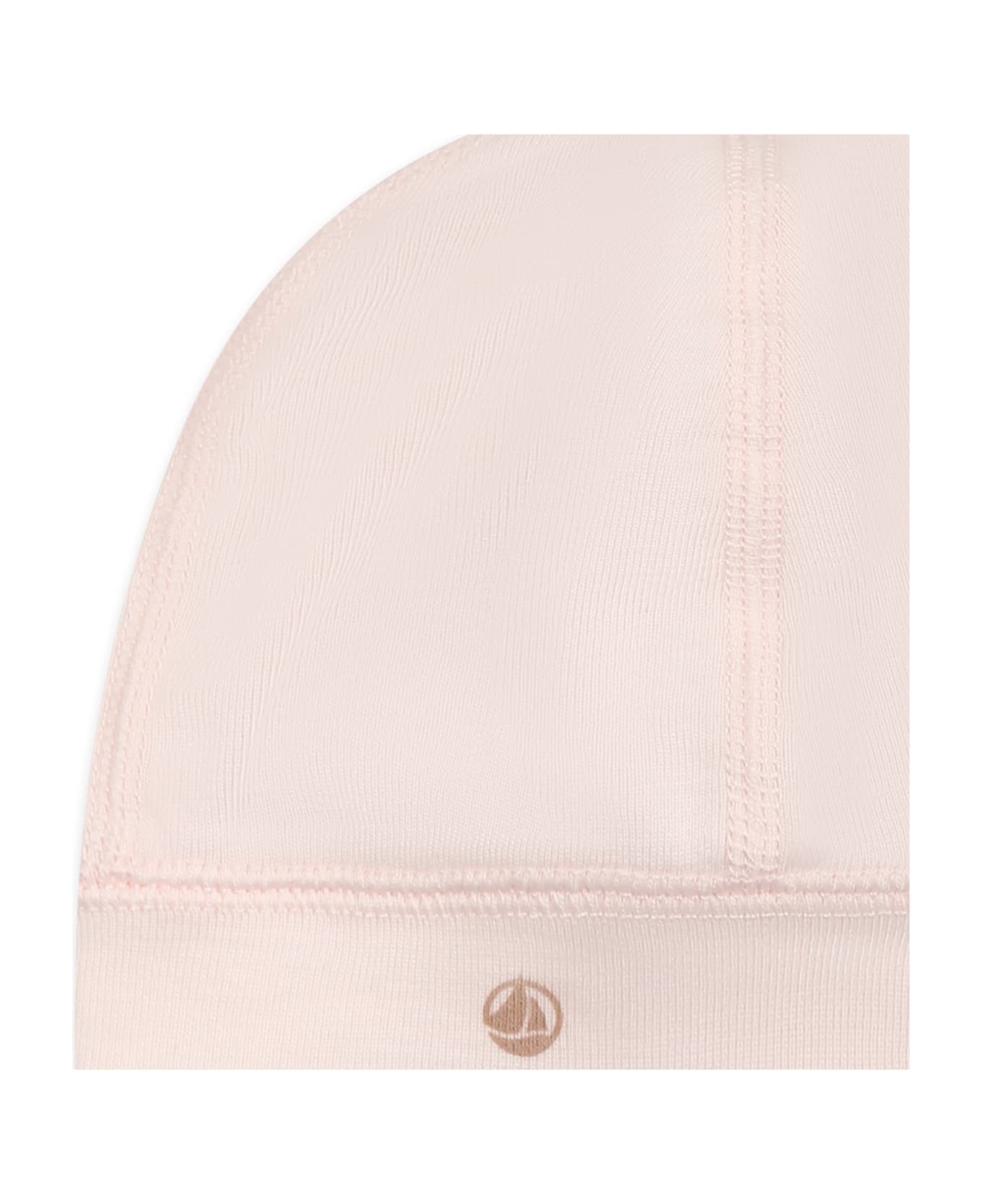 Petit Bateau Pink Hat For Baby Girl With Logo - Pink