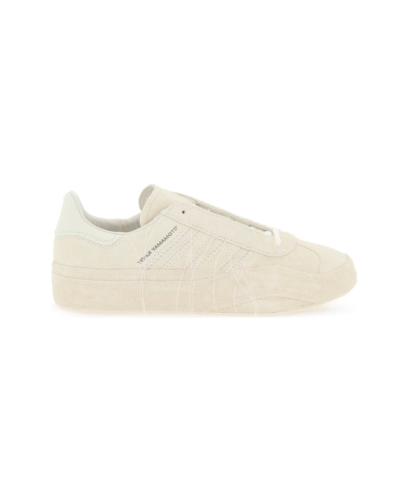 Y-3 Gazelle Ivory Suede Sneakers - White スニーカー