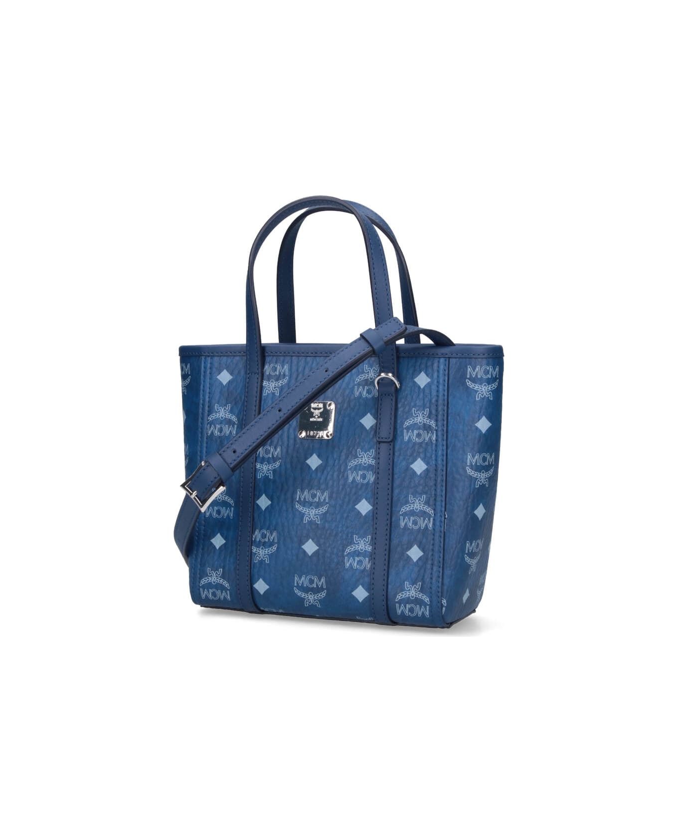 MCM 
toni Shopper
 Small Tote Bag - Blue