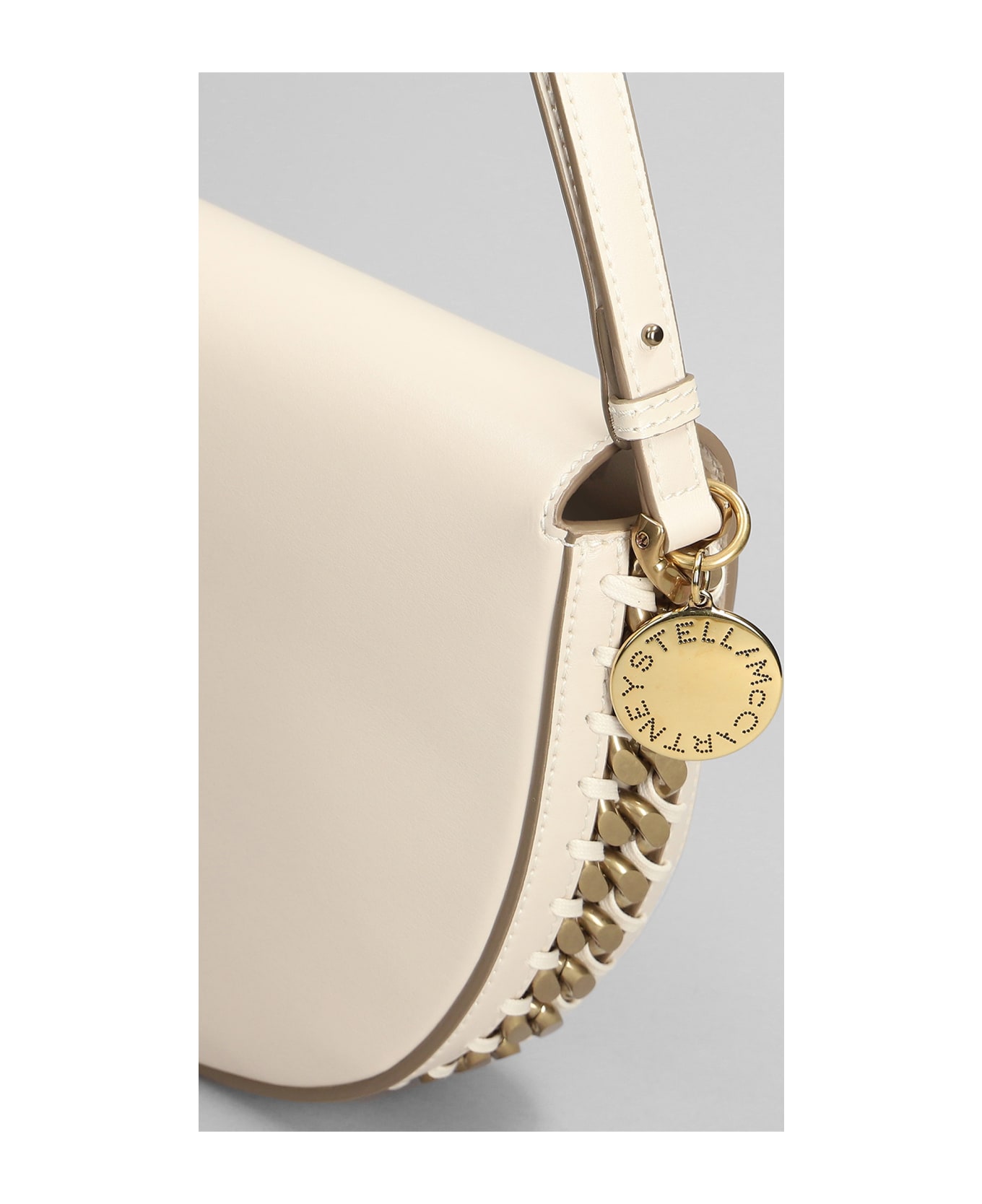 Stella McCartney Shoulder Bag In White Faux Leather - white トートバッグ