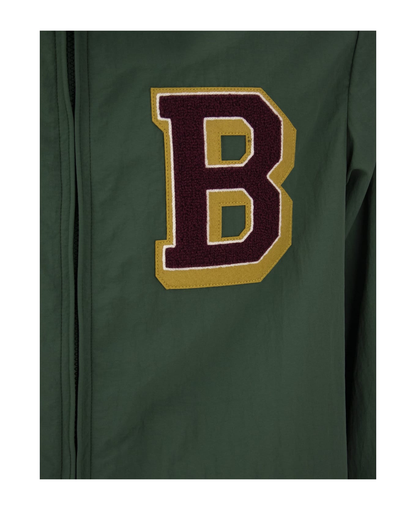 Baracuta Coach - Jacket With Logo On Chest - Green ジャケット