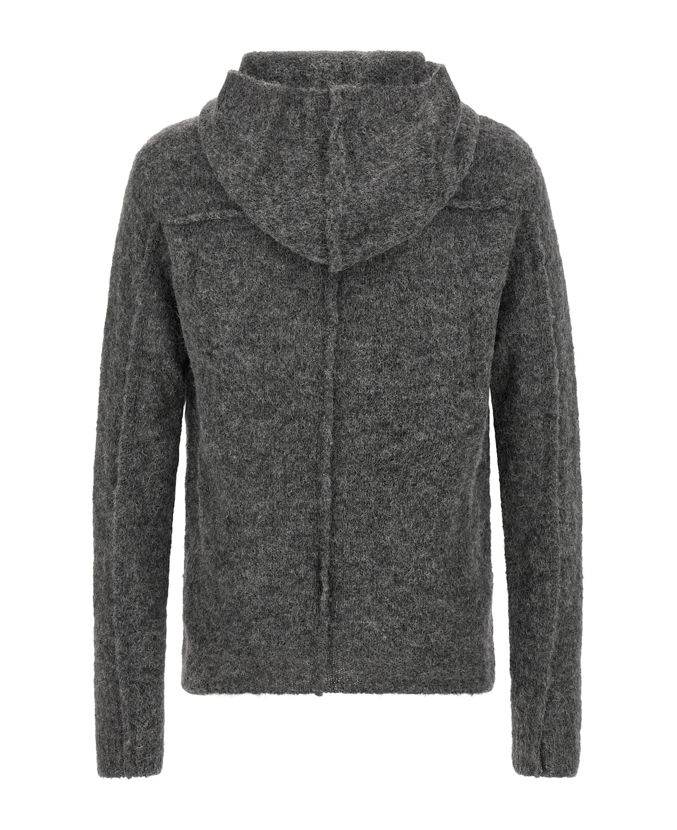 Thom Krom Hooded Sweater - Gray
