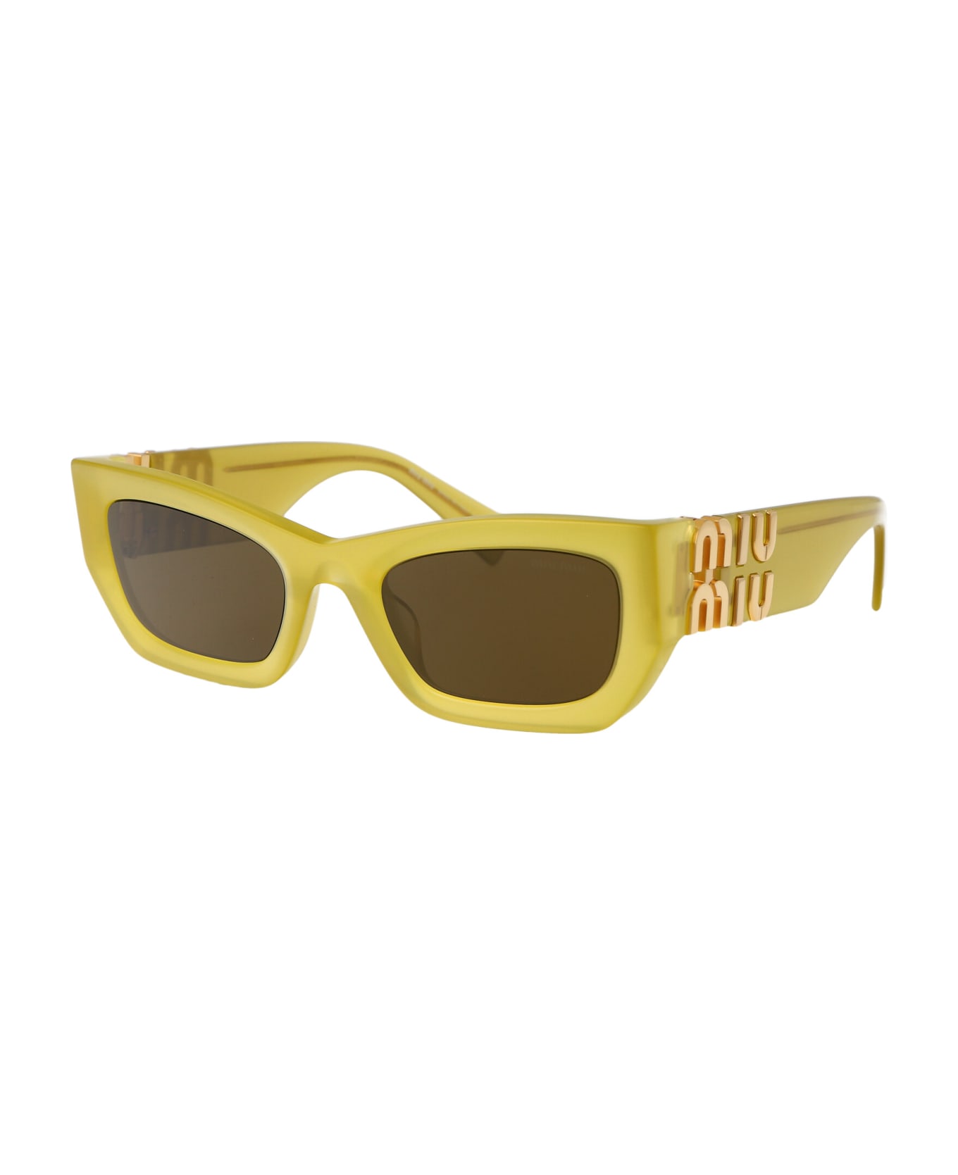Miu Miu Eyewear 0mu 09ws Sunglasses - 17L01T Ananas Opal