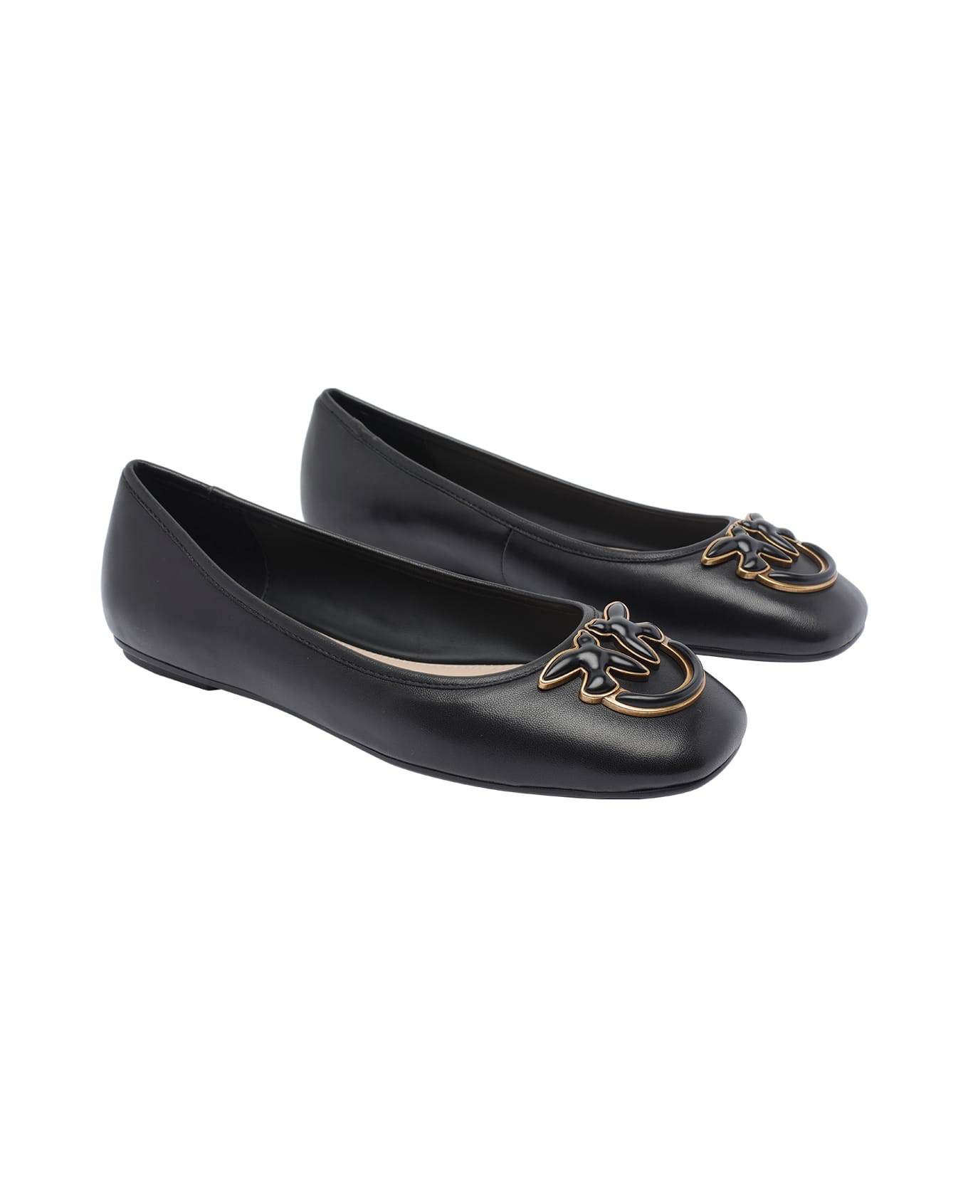 Pinko Max 03 Flat Ballets - Black