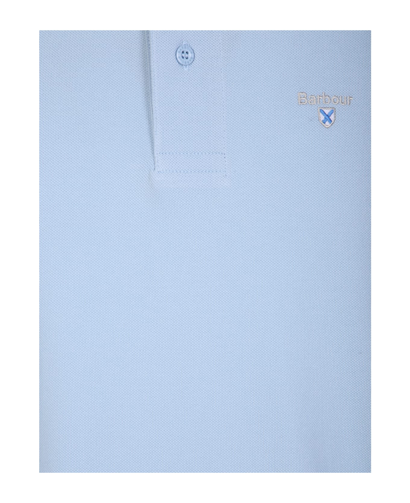 Barbour Embroidered Logo Polo Sports - Blue