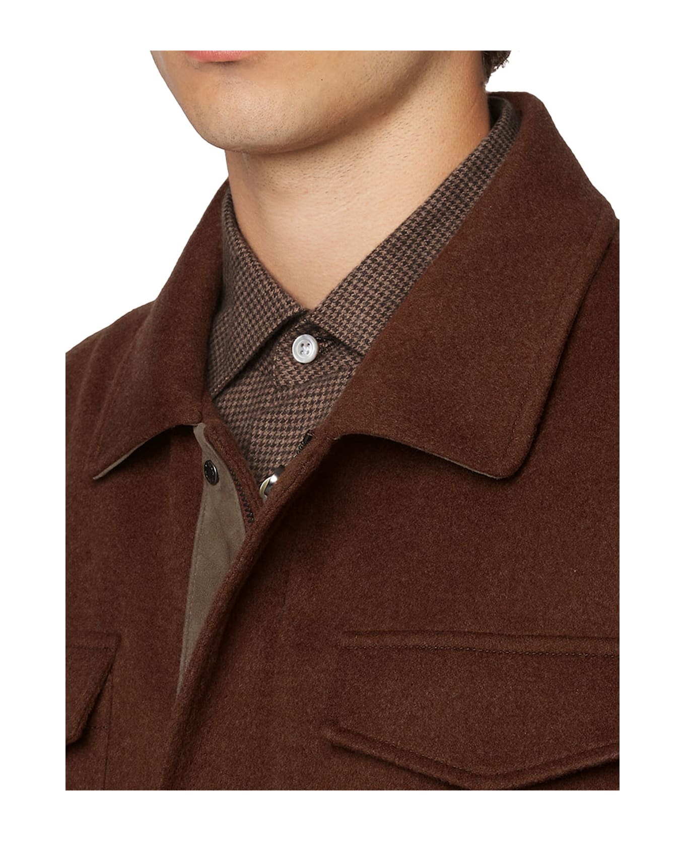 Kiton Outdoor Jacket Cashmere - RUST