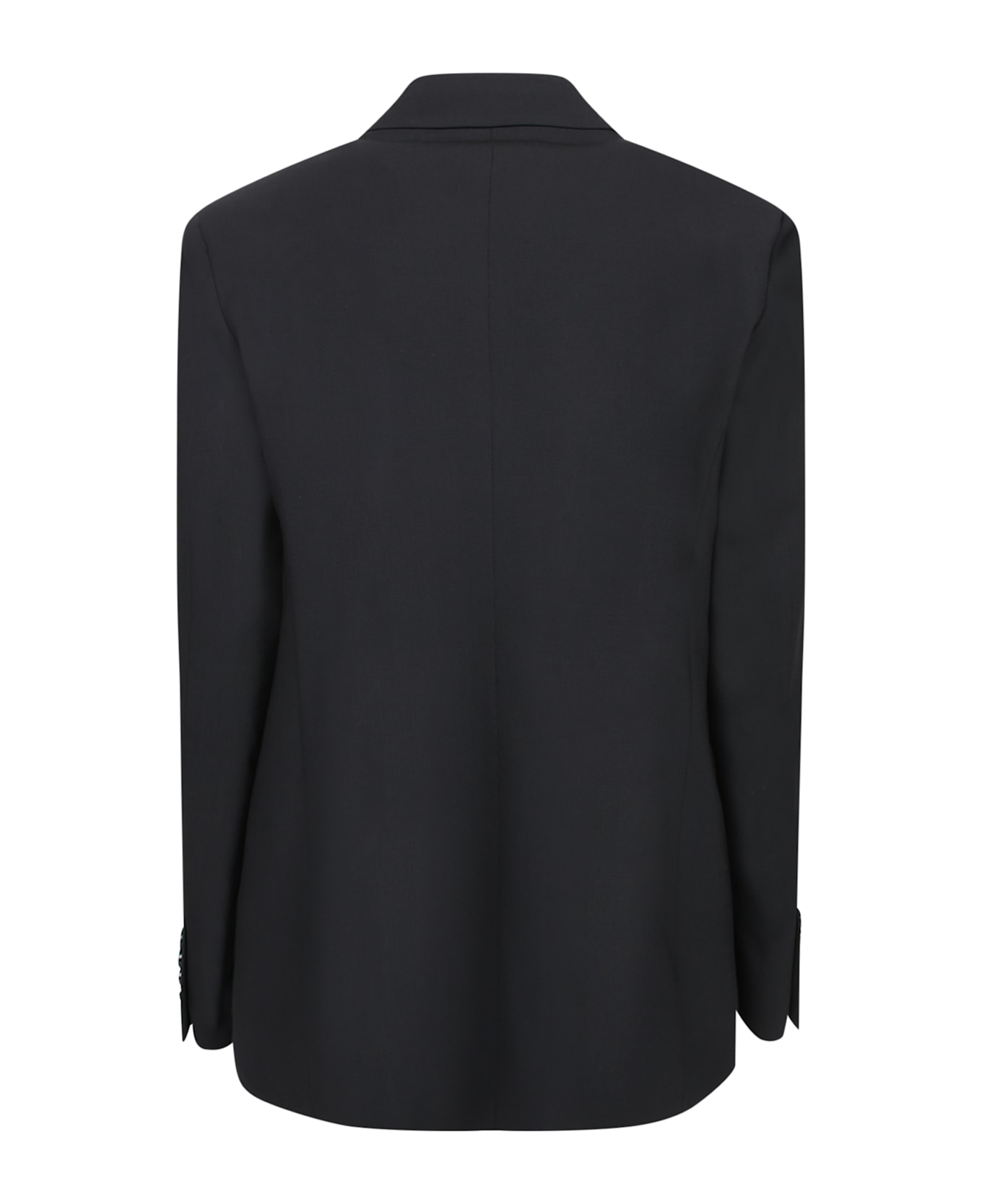MSGM Single-breasted Tailored Blazer - Black