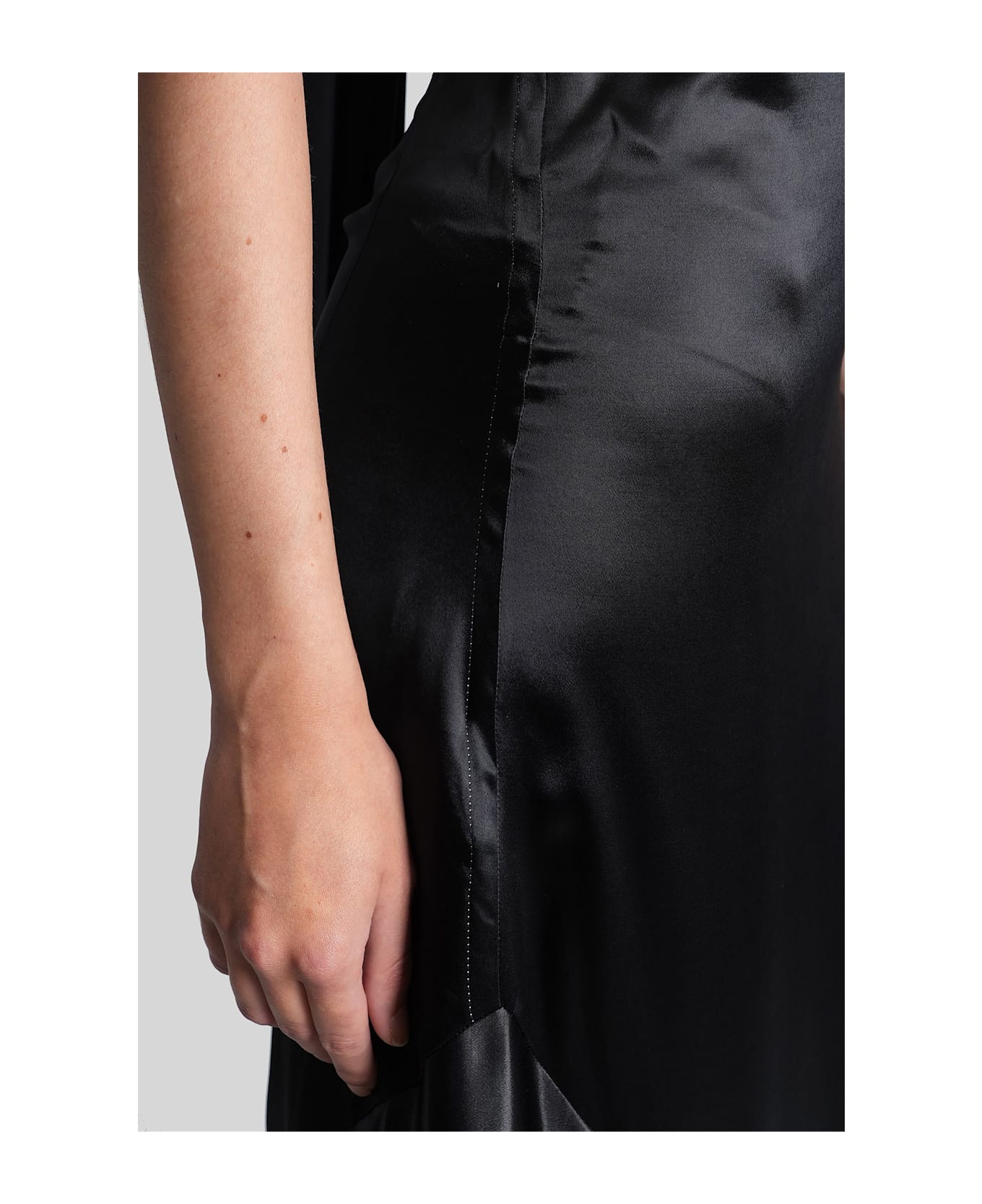 Marni Long Dress In Black Viscose - Black