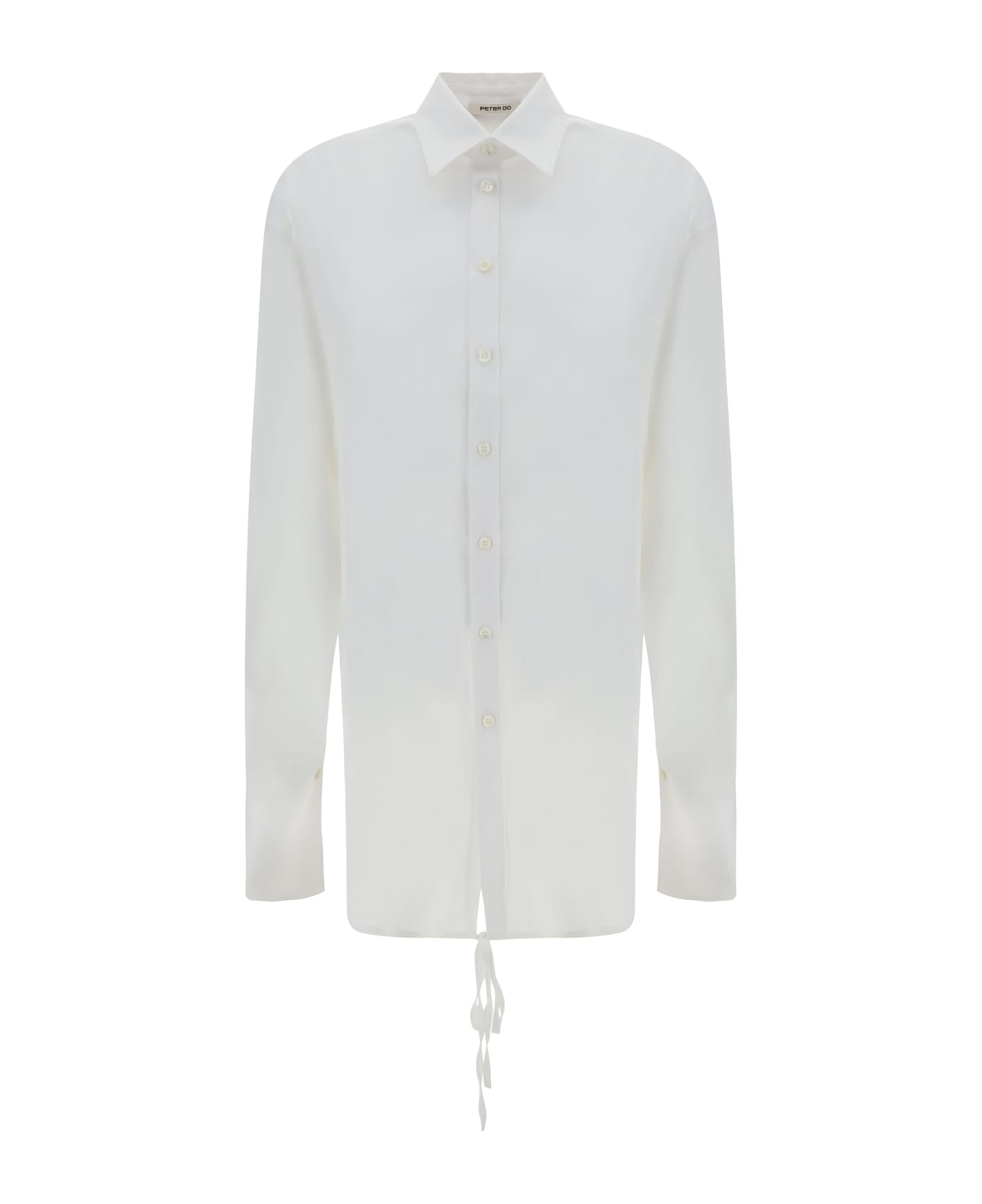 Peter Do Wrap Shirt - Off White