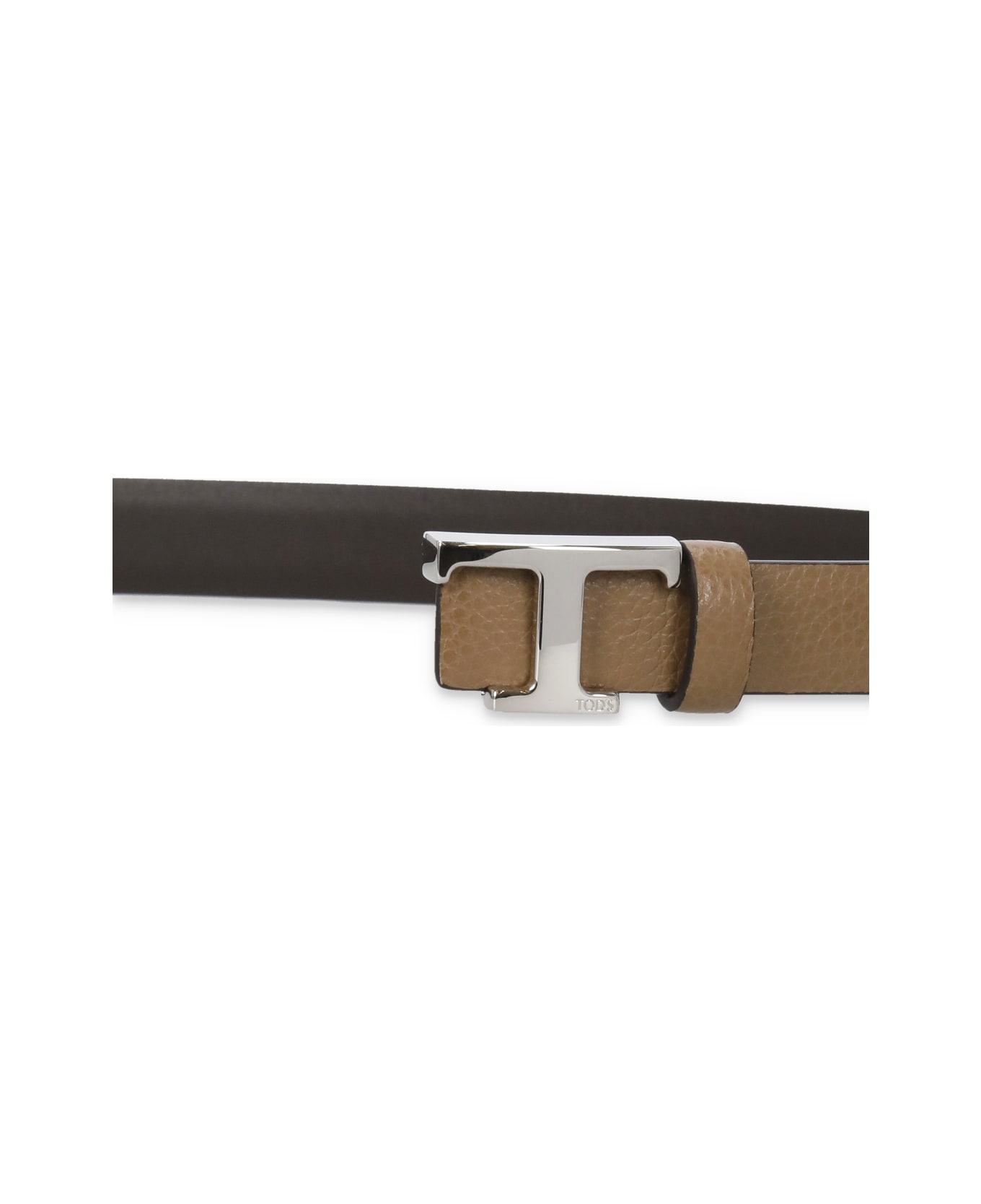 Tod
s Reversible T Timeless Leather Belt - Brown