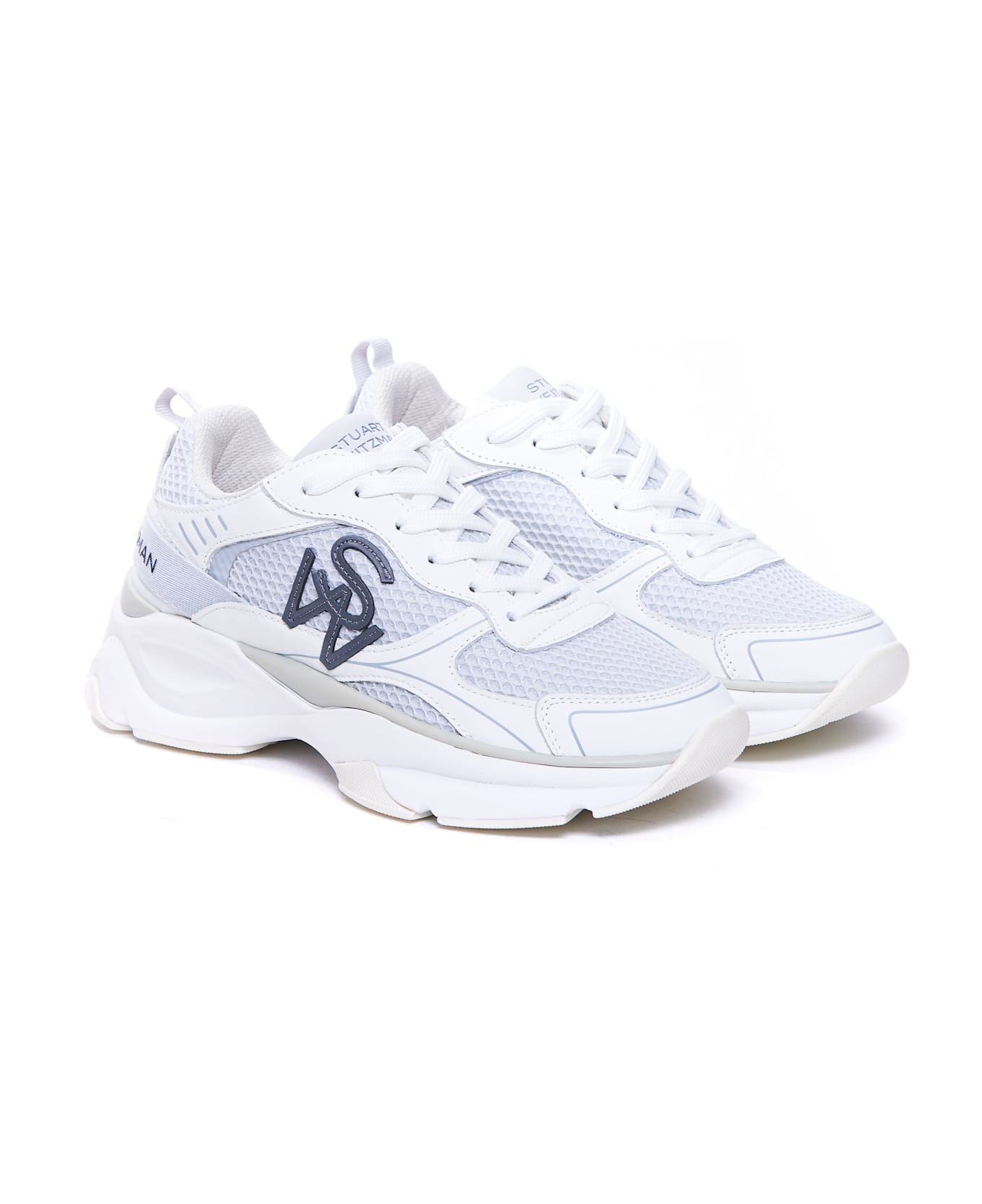 Stuart Weitzman Sw Trainer Sneakers - White