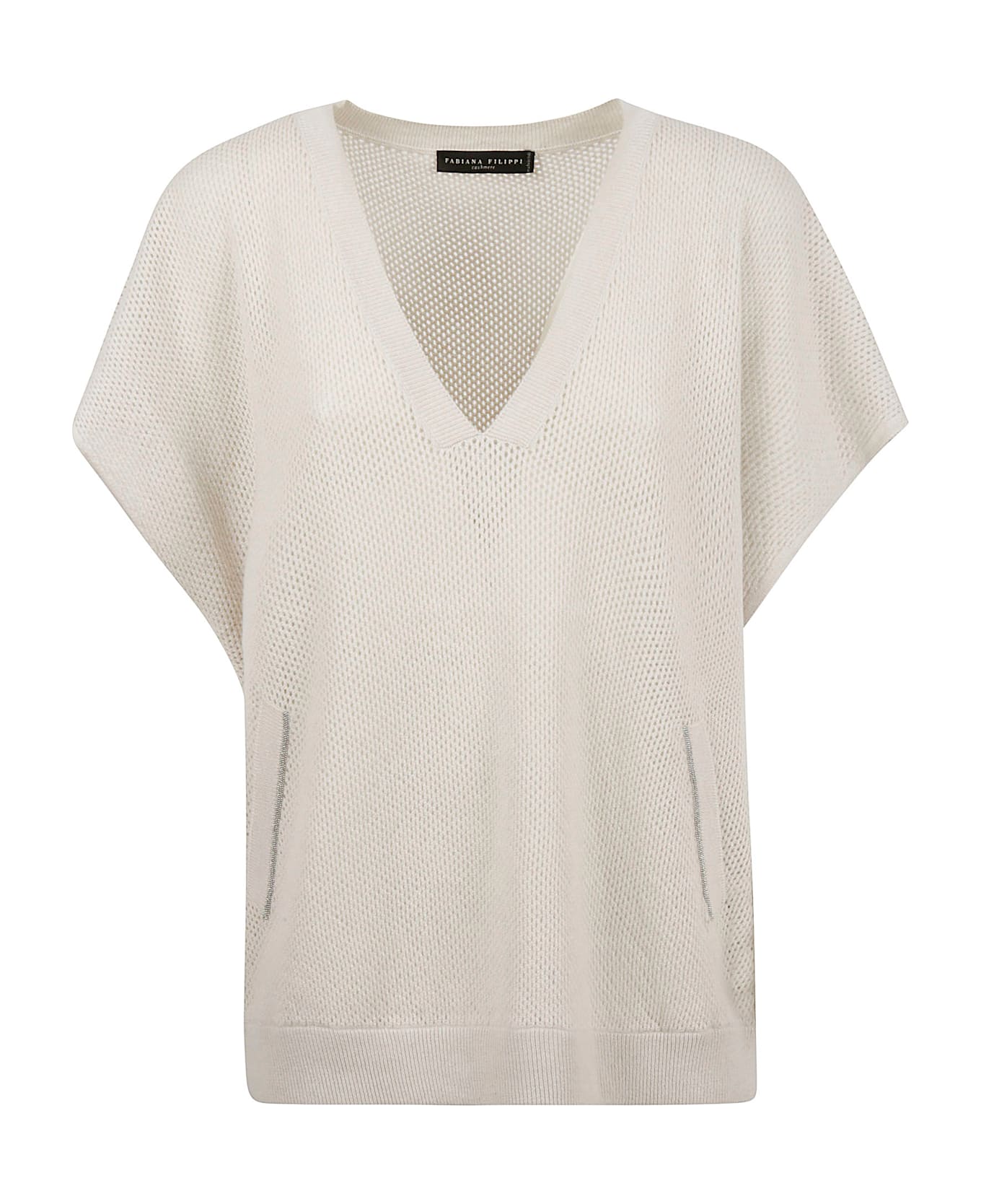 Fabiana Filippi V-neck Top - Cardigan