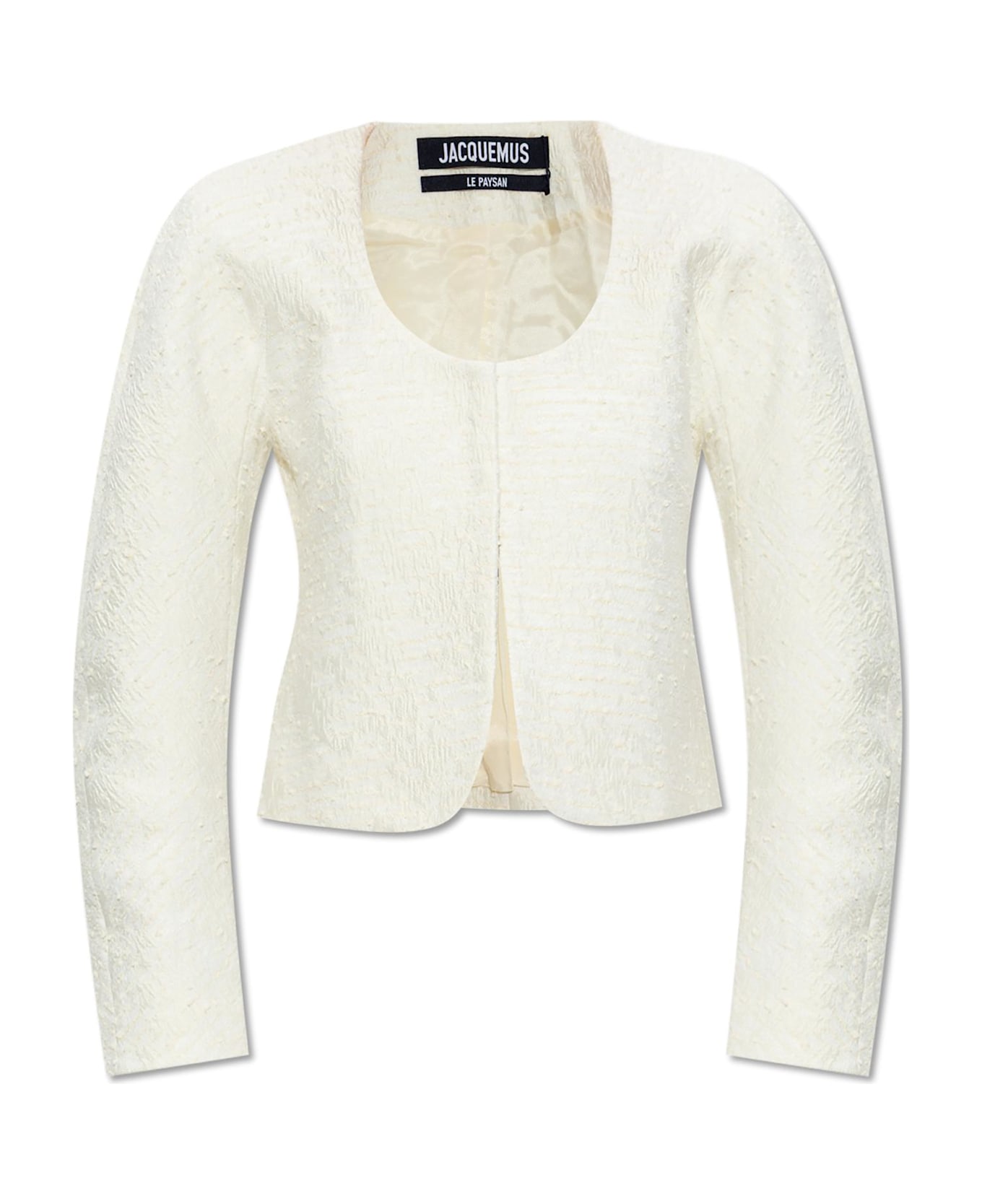 Jacquemus Patterned Blazer - WHITE