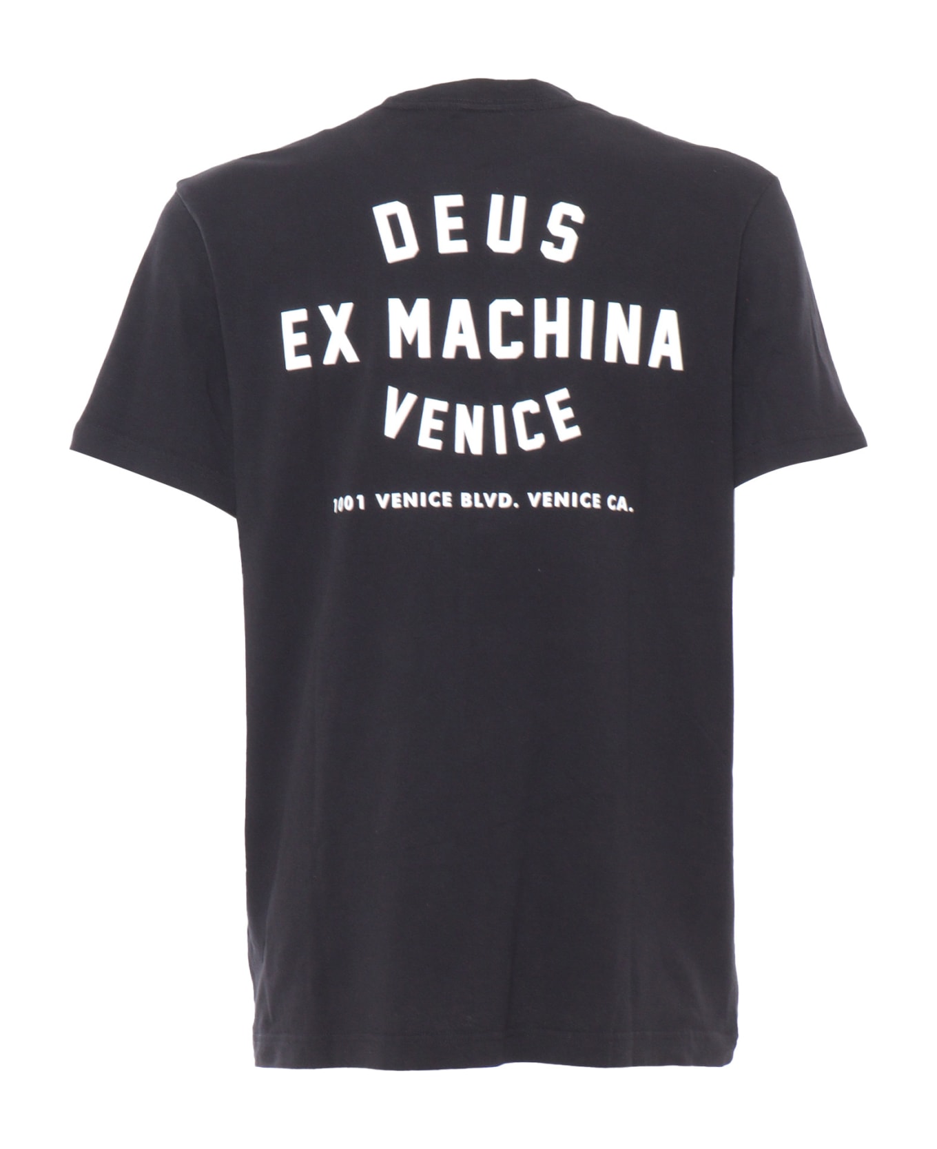 Deus Ex Machina Venice Skull Black T-shirt - BLACK