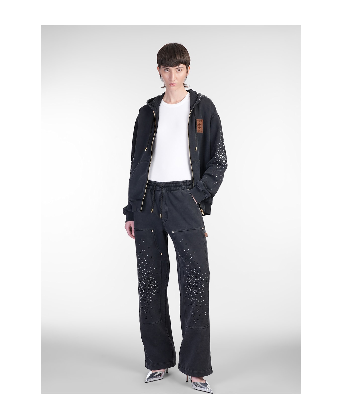 Casablanca Pants In Black Cotton - black