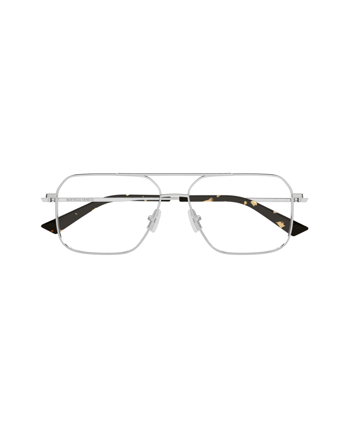 Bottega Veneta Eyewear Bottega Veneta Bv1384o Linea Ribbon 002 Silver Glasses - Argento