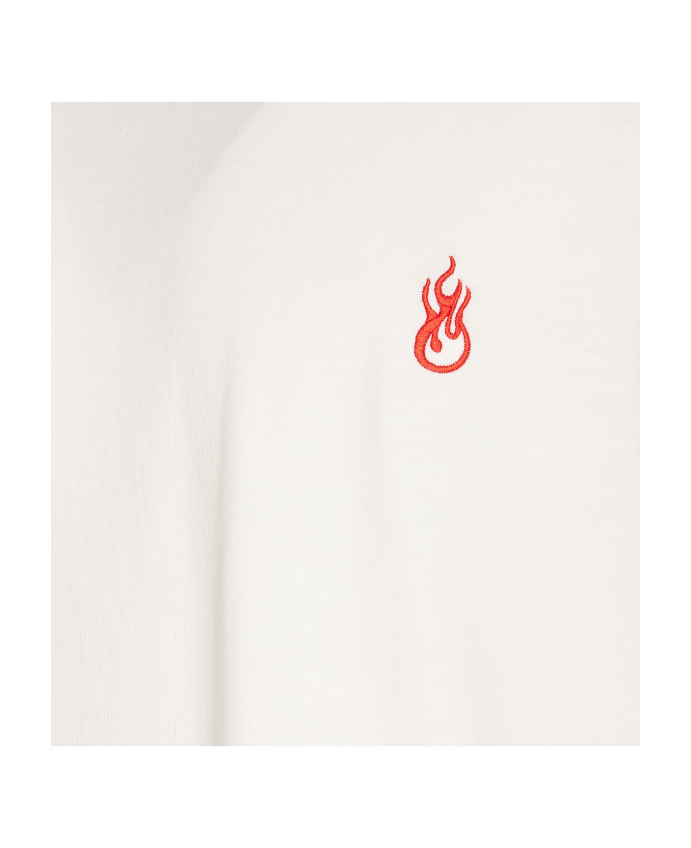 Vision of Super Flame Logo T-shirt - White