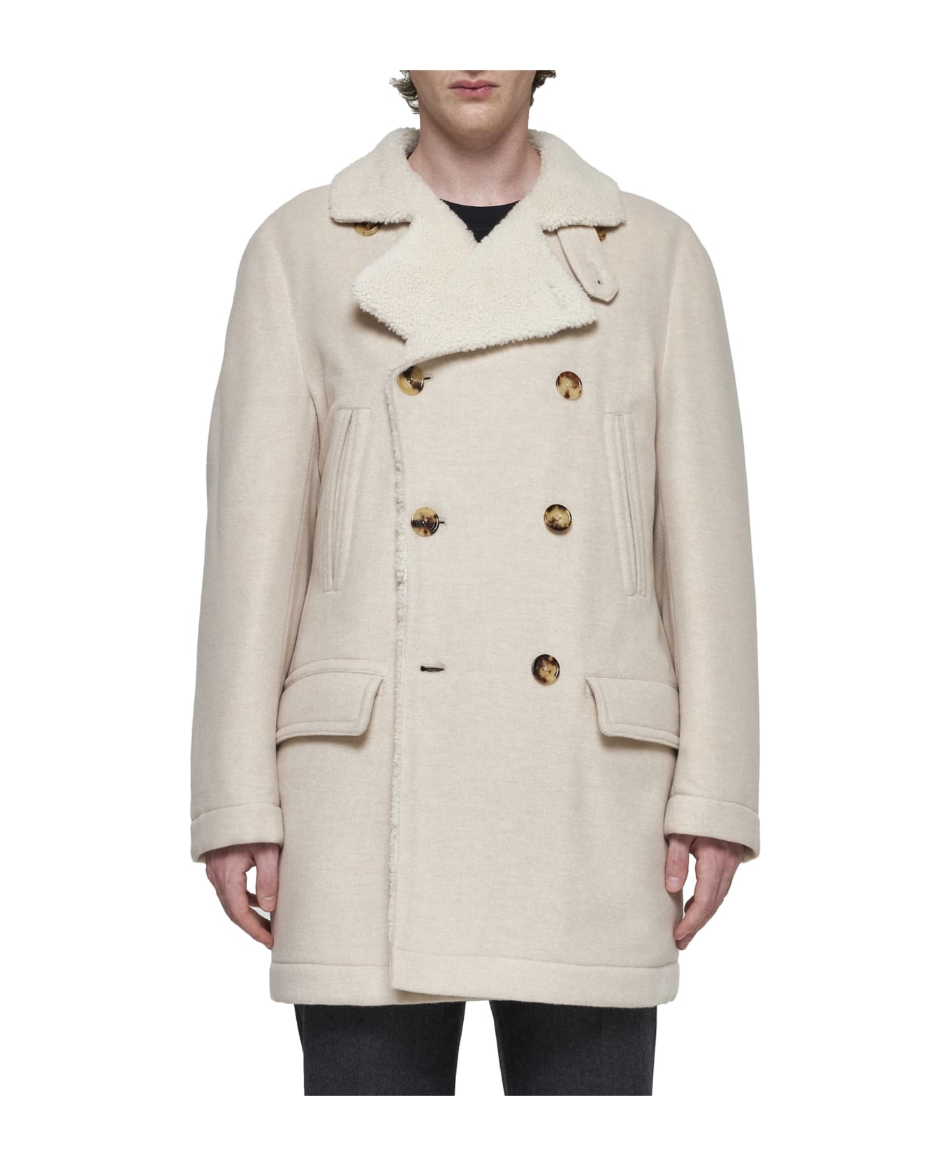 Brunello Cucinelli Coat - White