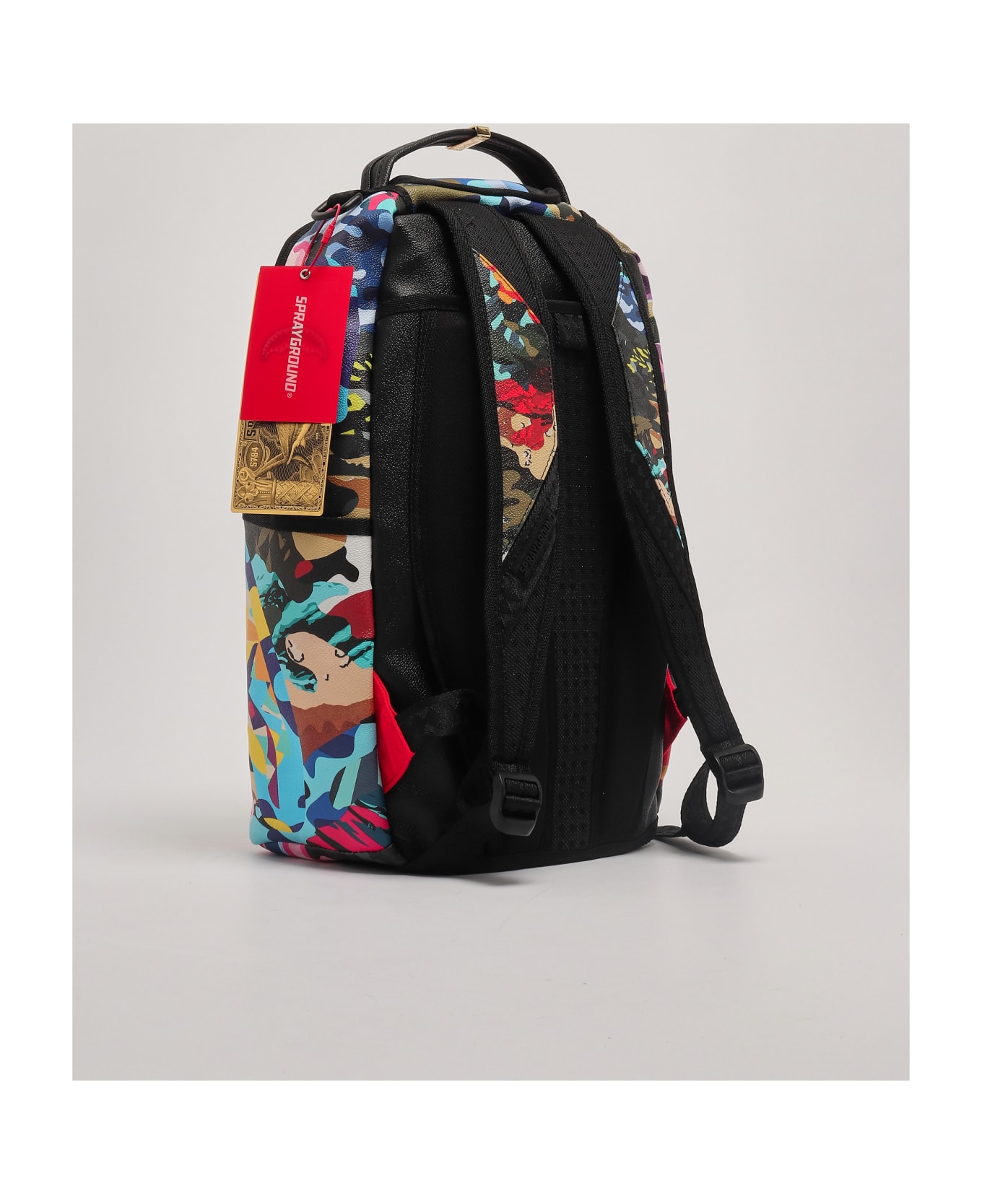 Sprayground Sliced And Diced Camo Backpack - MULTICOLOR