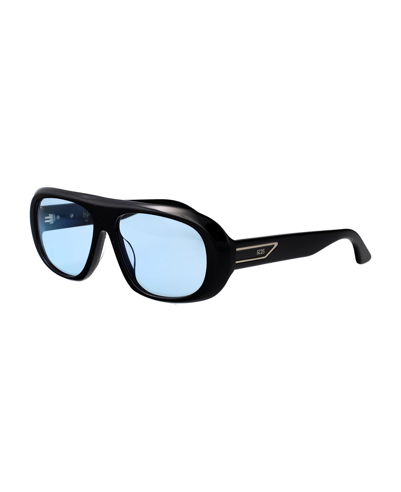 GCDS Gd0067 Sunglasses - nero lucido / blu