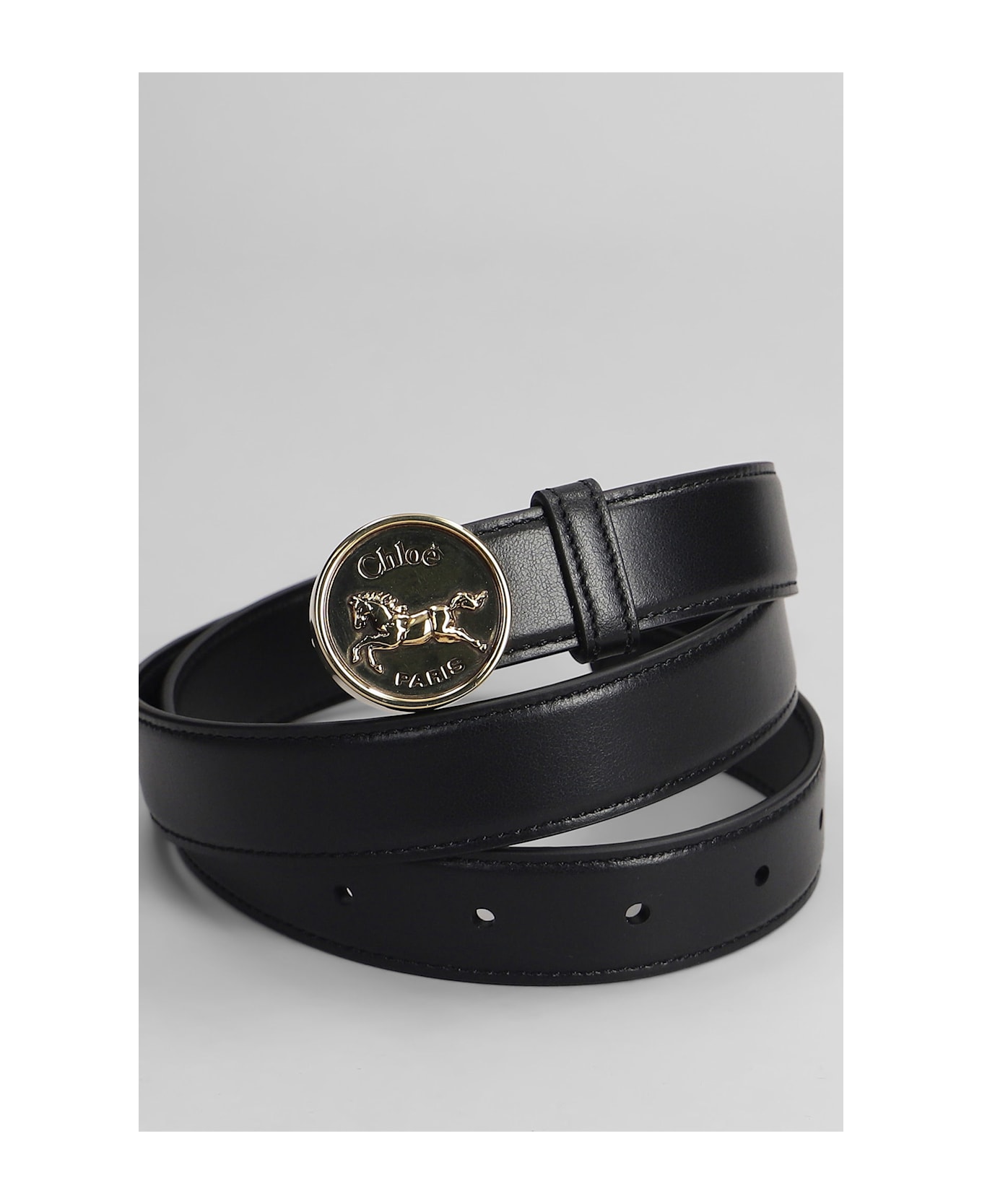 Chloé Belts In Black Leather - black
