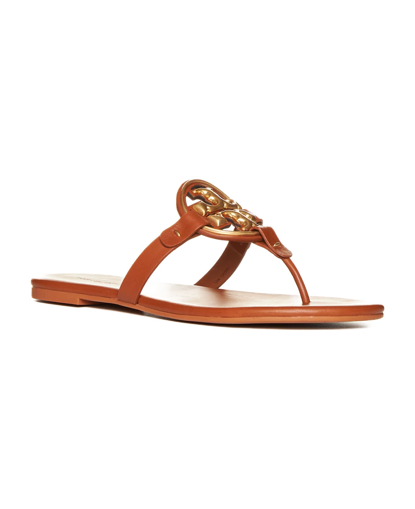 Tory Burch Flip Flop Sandals With Logo - Brown