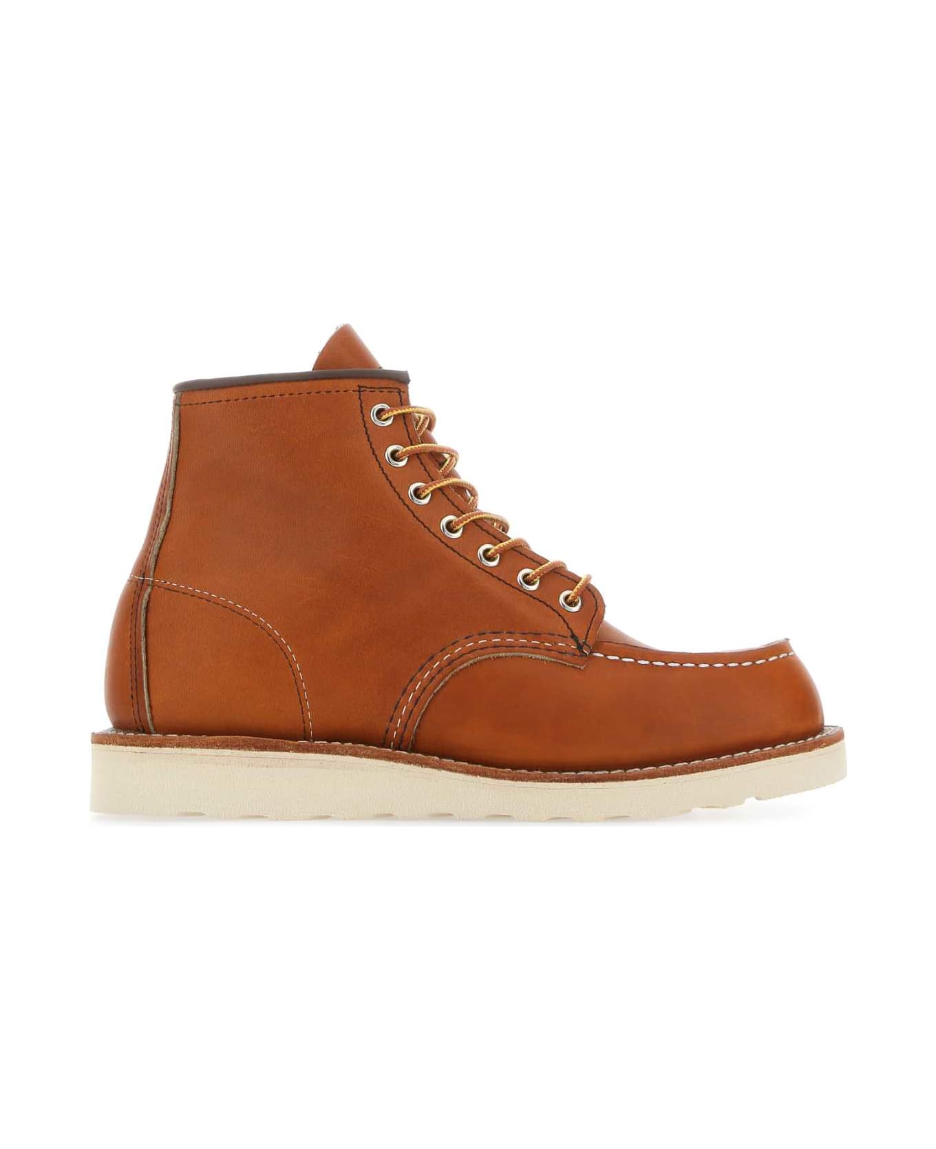 Red Wing Caramel Leather Ankle Boots - OROLEGACY