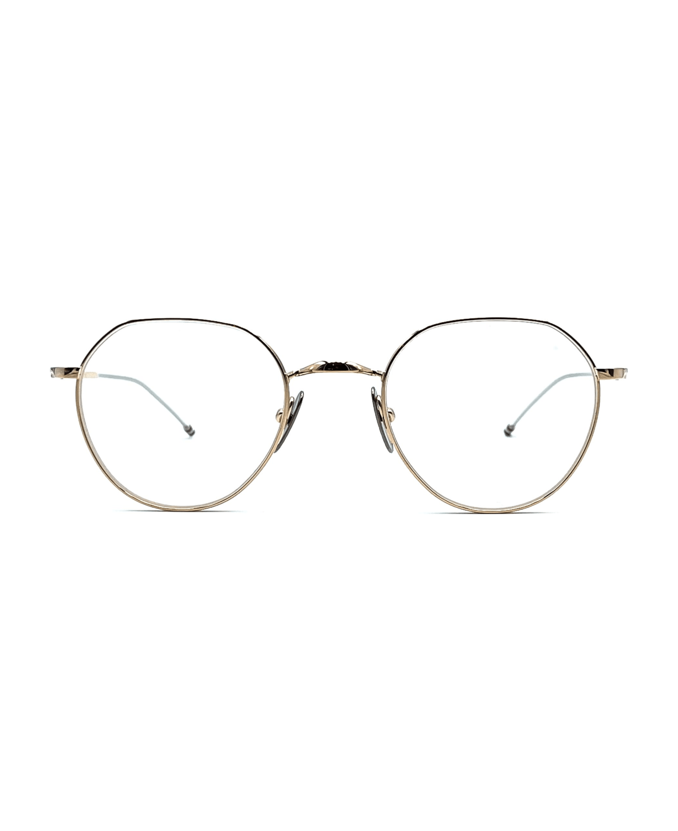 Thom Browne Round - White Rx Glasses - White アイウェア