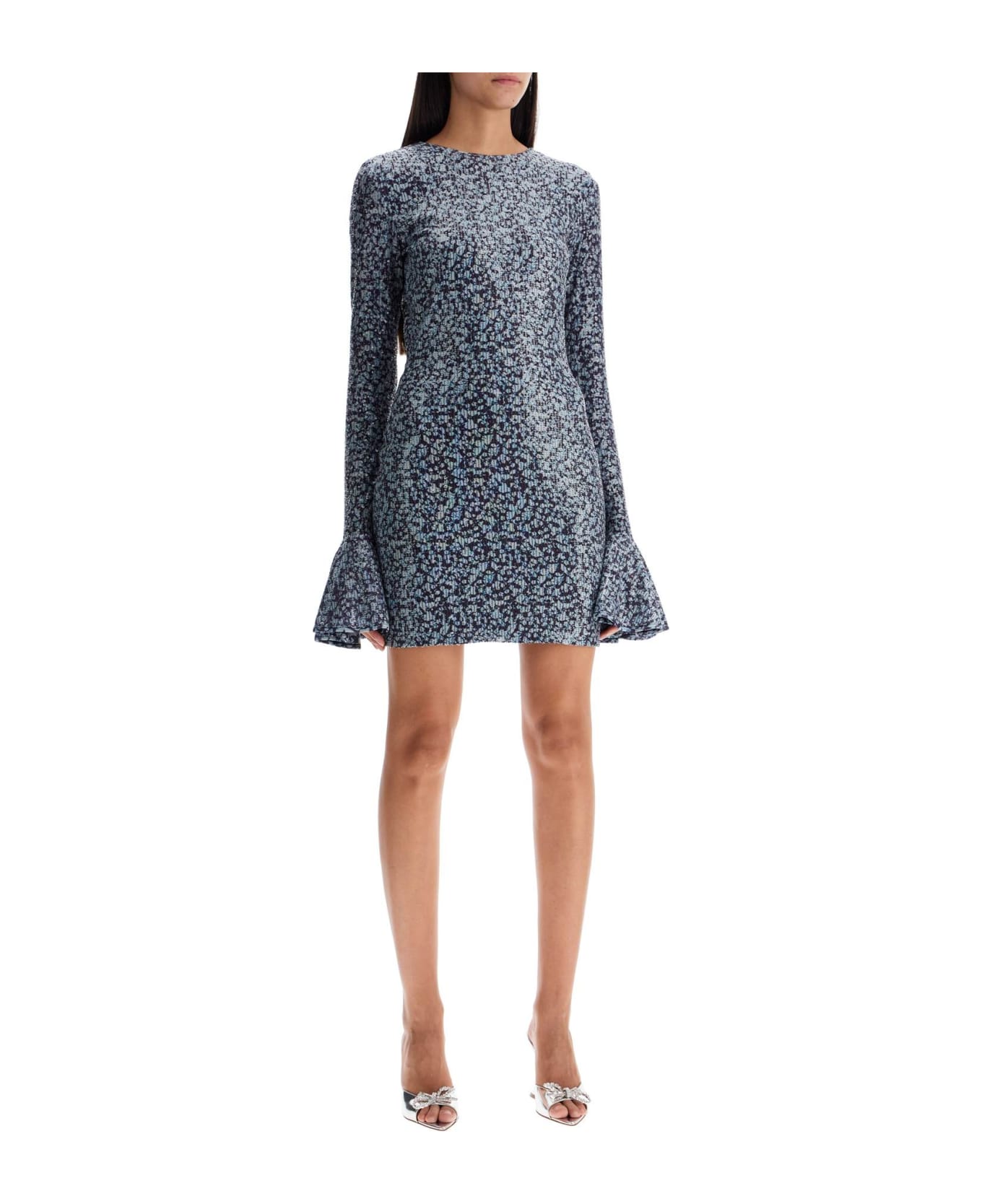 Rotate by Birger Christensen Open-back Sequin Mini Dress - basic|basic