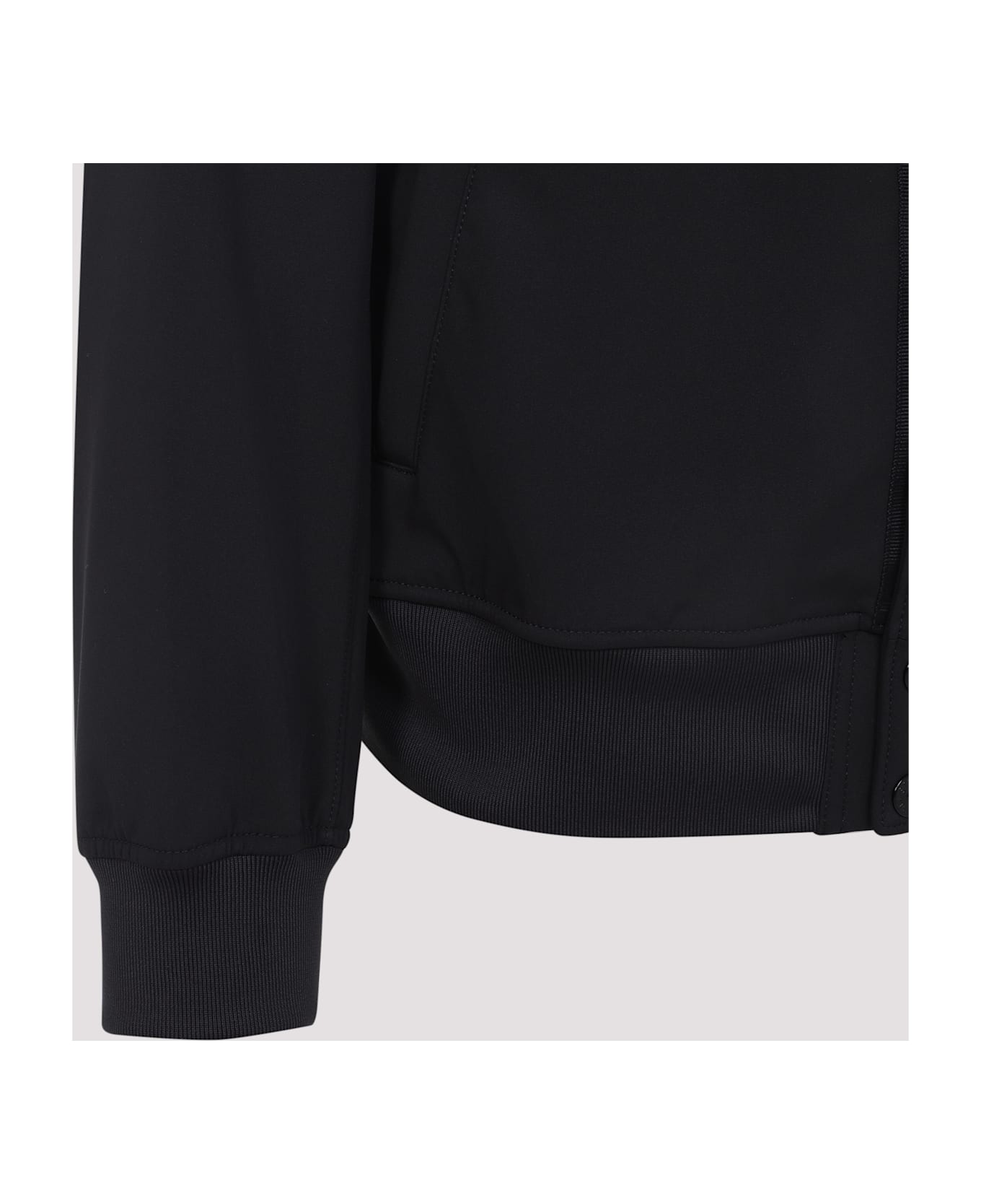 Stone Island Short Parka - Black