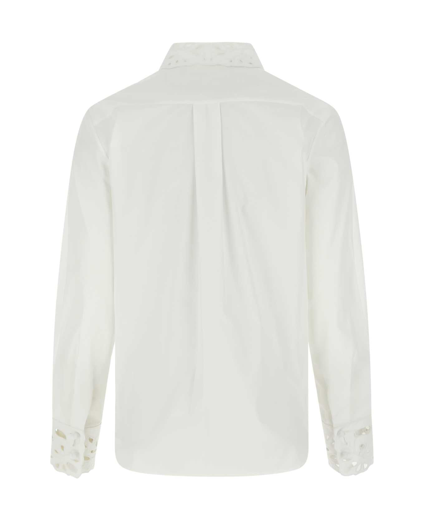 Chloé White Cotton Shirt - 101 シャツ