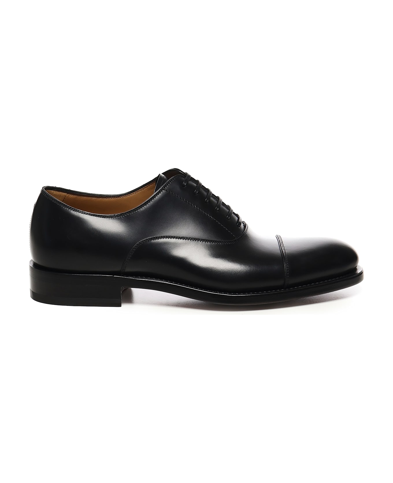 Ferragamo Calfskin Lace-ups - Black