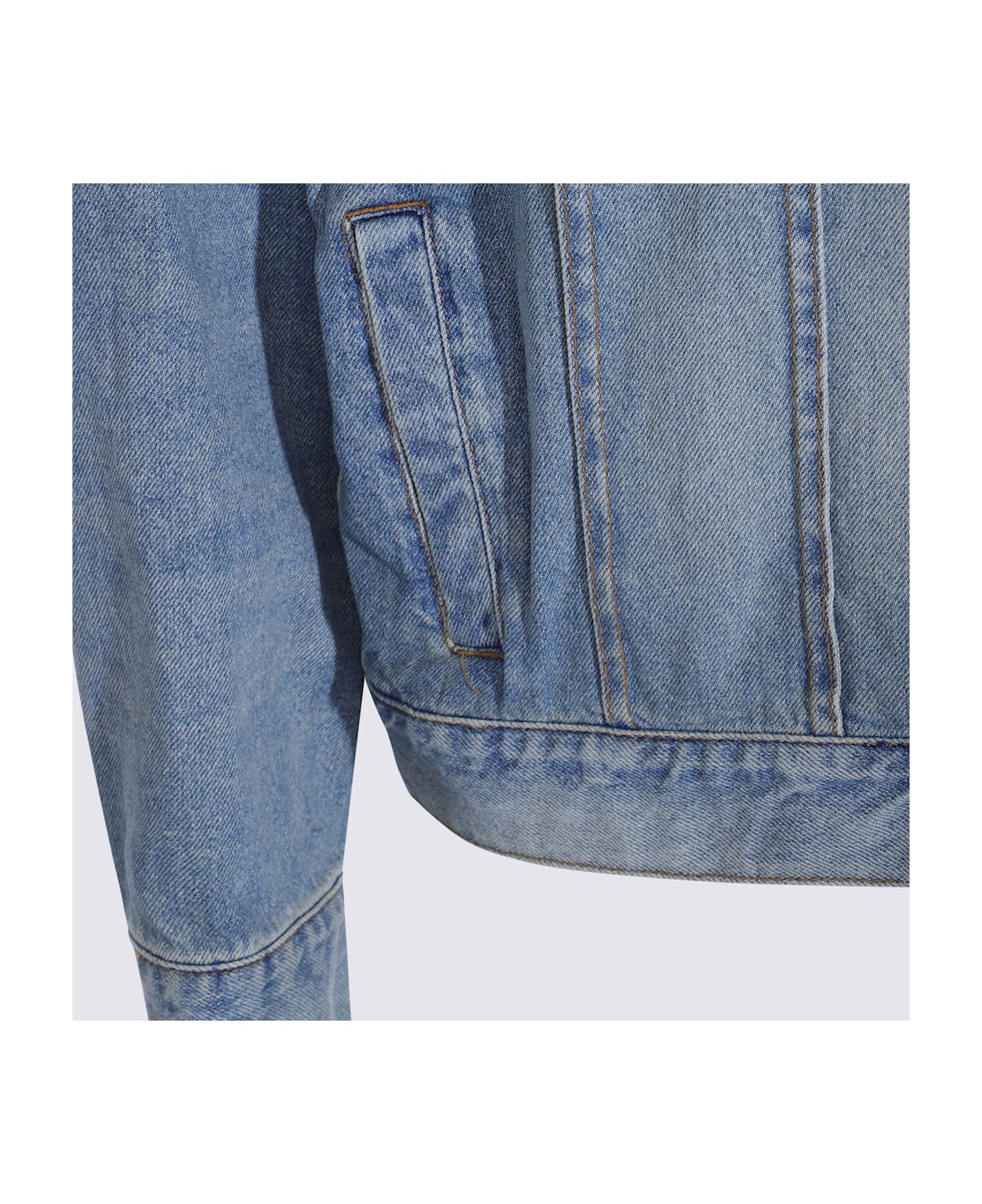 The Row Light Blue Cotton Jorelle Denim Jacket - LIGHT INDIGO