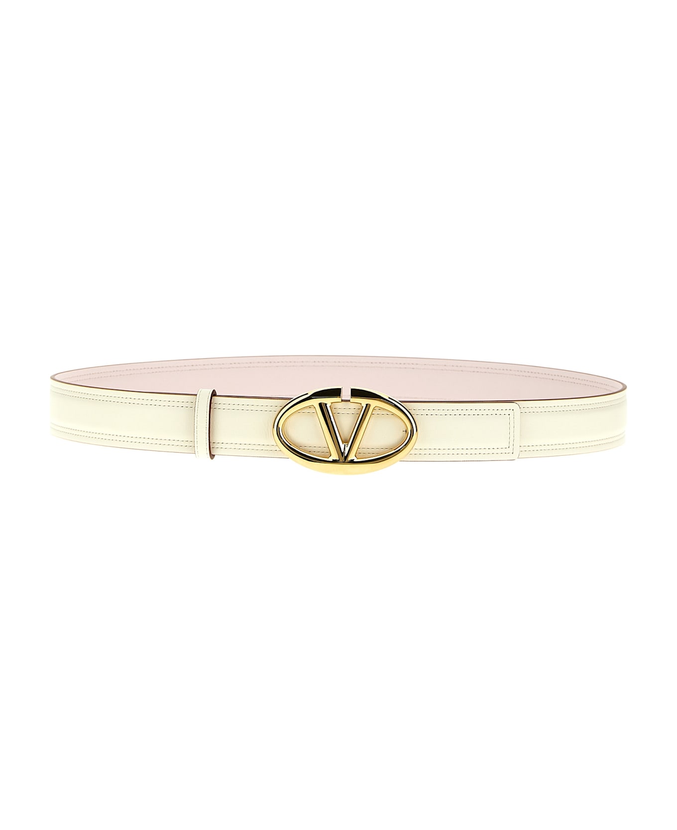 Valentino Garavani Reversible Belt - White