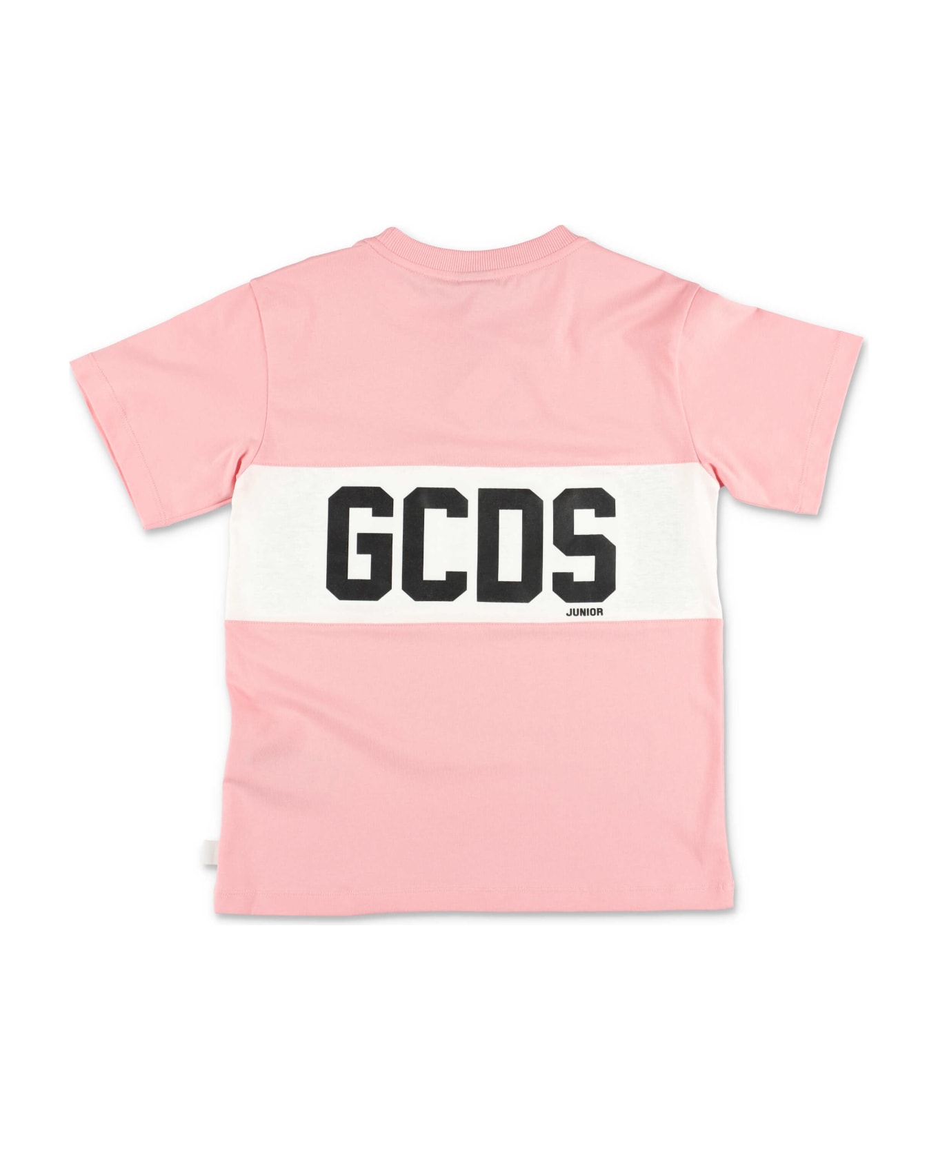 GCDS Mini Gcds T-shirt Rosa In Jersey Di Cotone - PINK