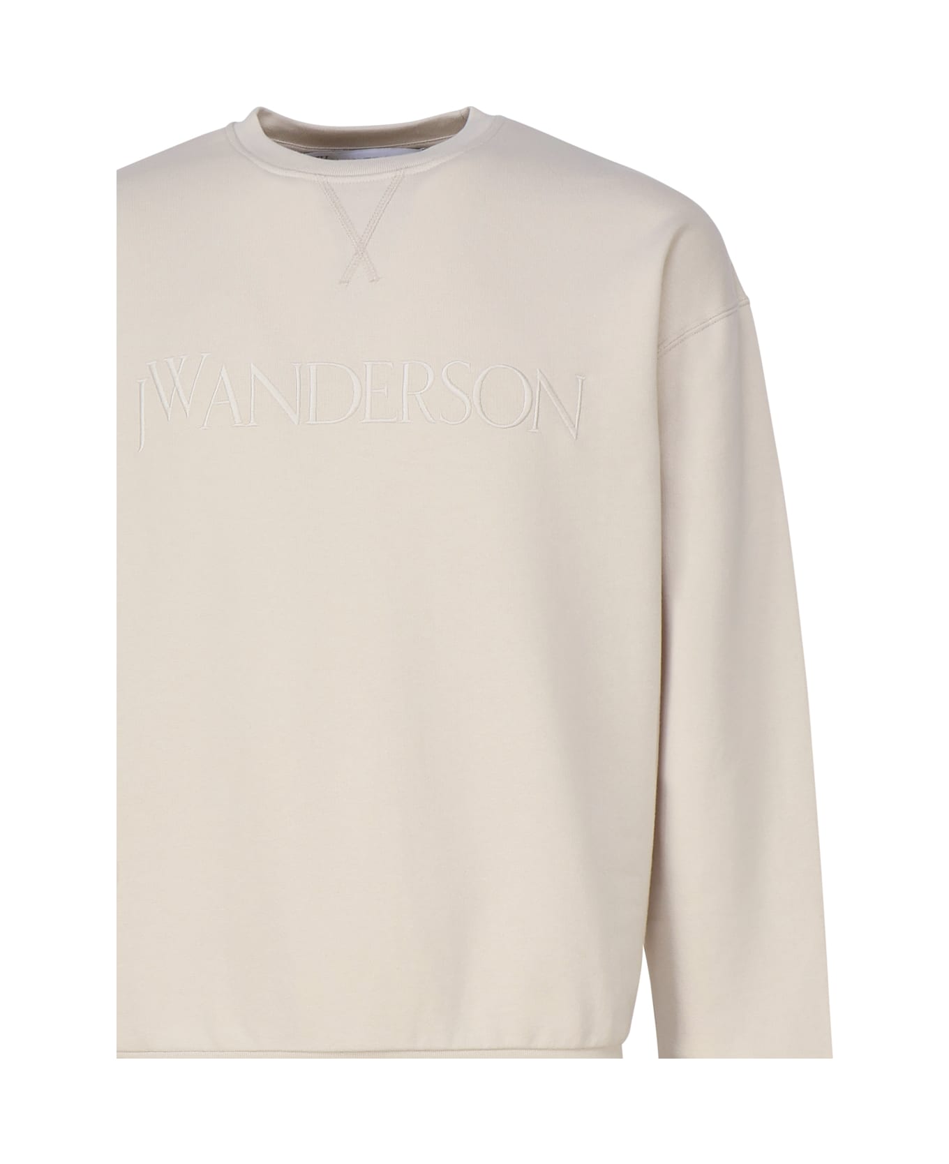 J.W. Anderson Sweatshirt With Embroidery - Beige フリース