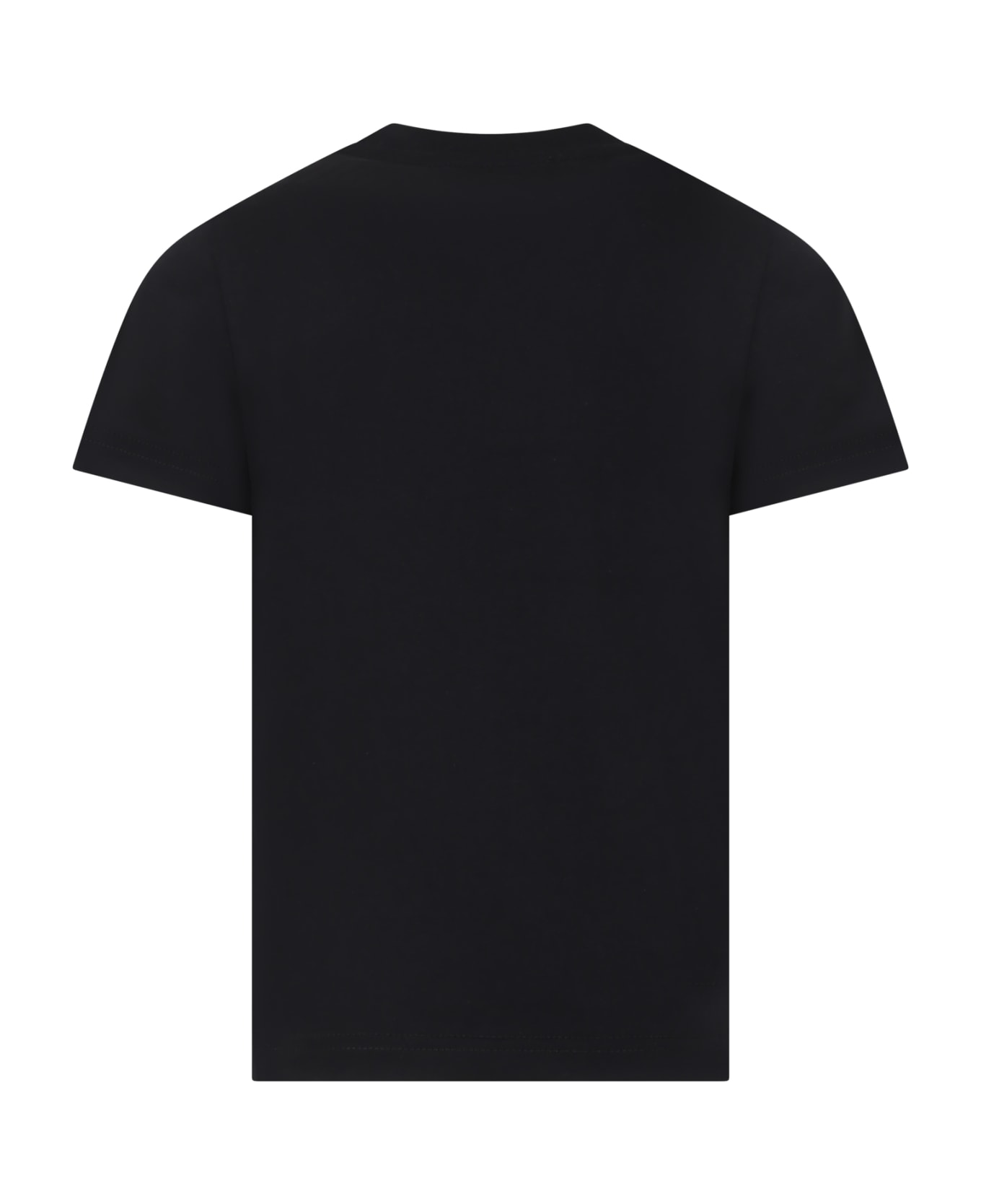 Dsquared2 Black T-shirt For Boy With Logo Tシャツ＆ポロシャツ