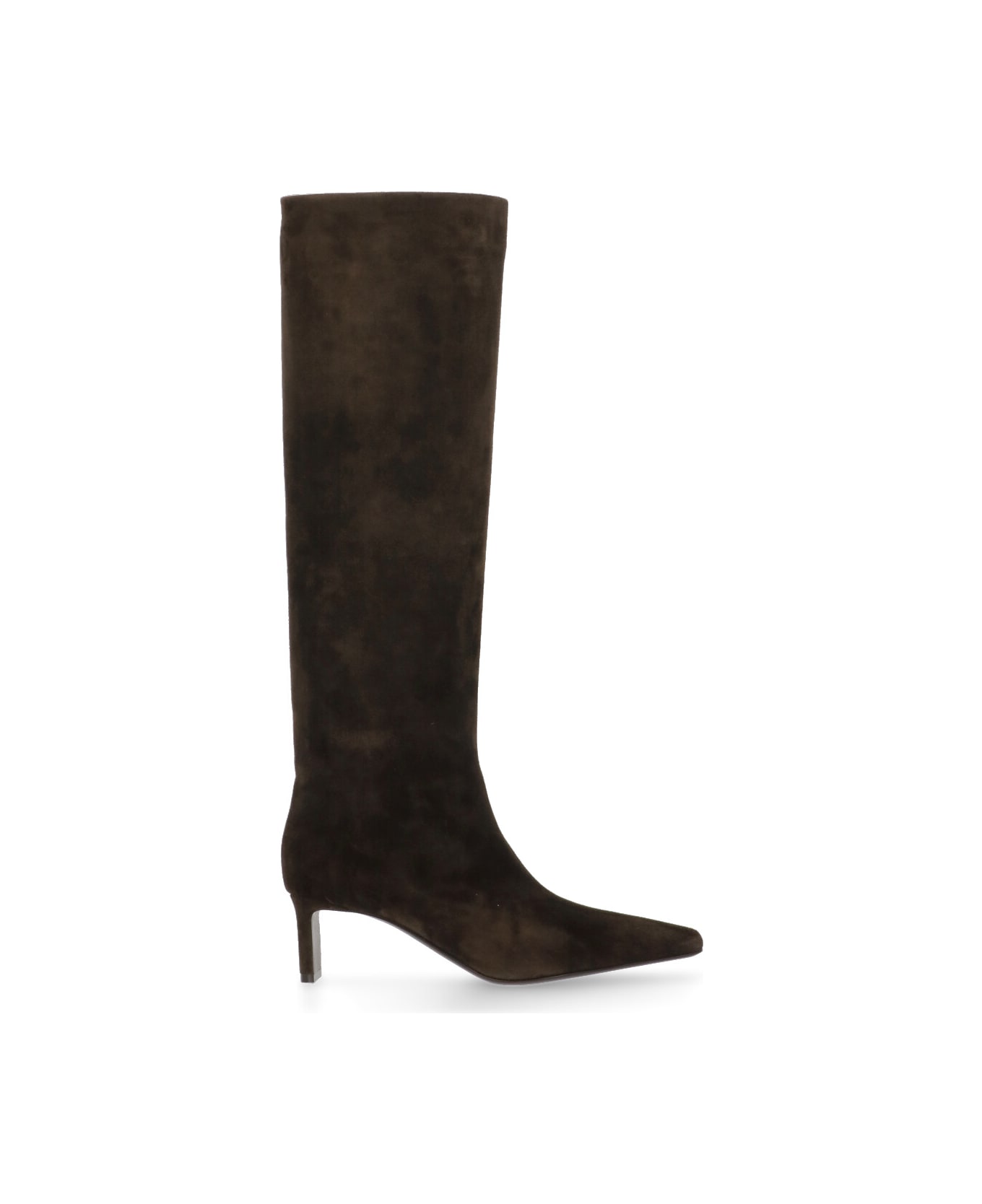 Khaite Leather Boots - Brown