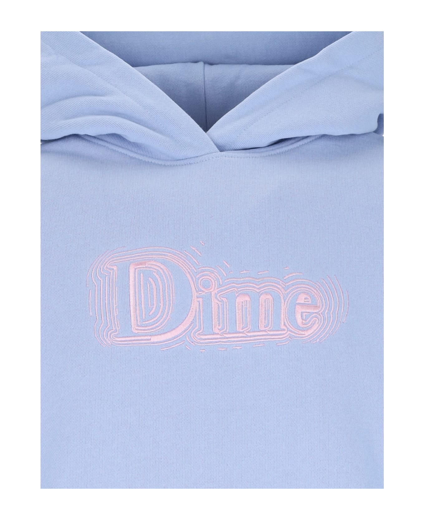 Dime Logo Embroidery Sweatshirt - Light Blue