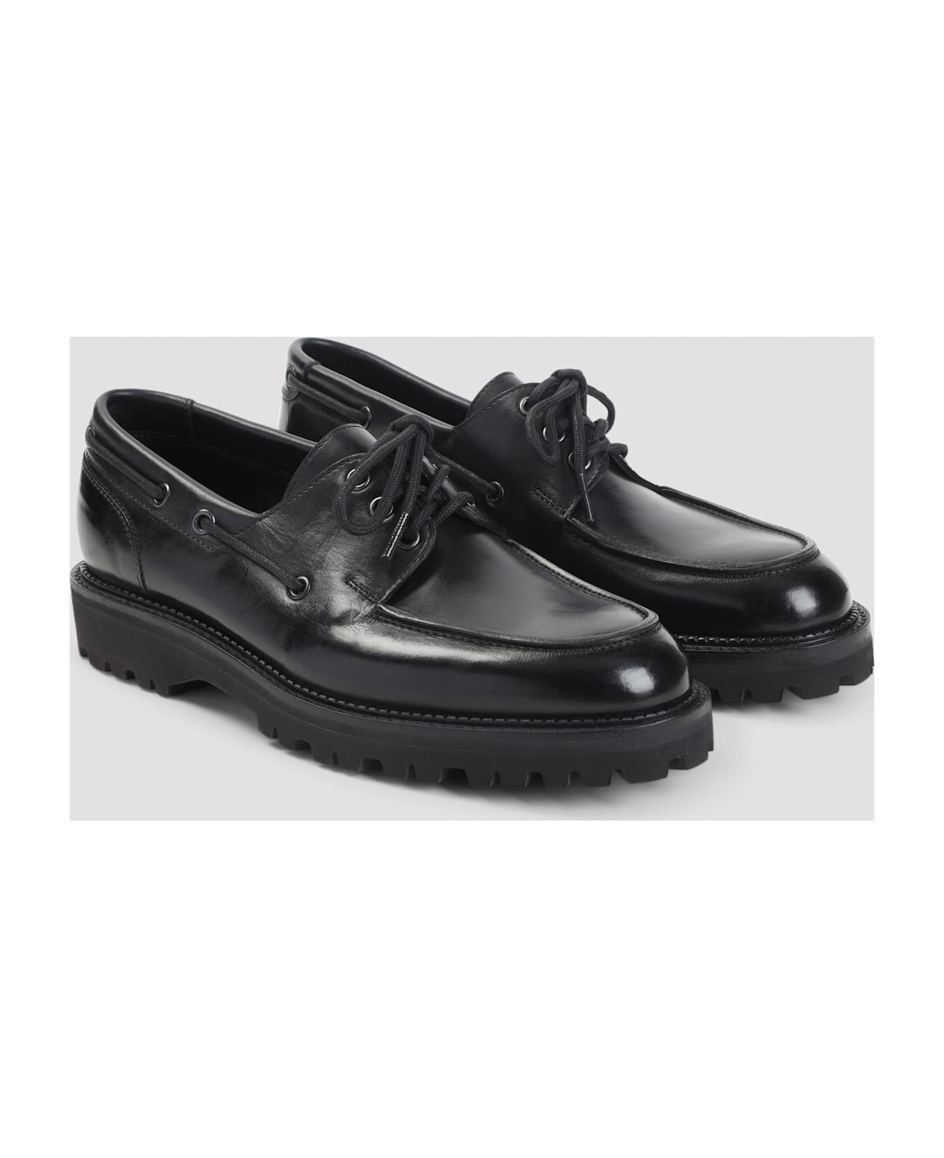 John Lobb Tide Dew Hide Hilly Derbies - R Black