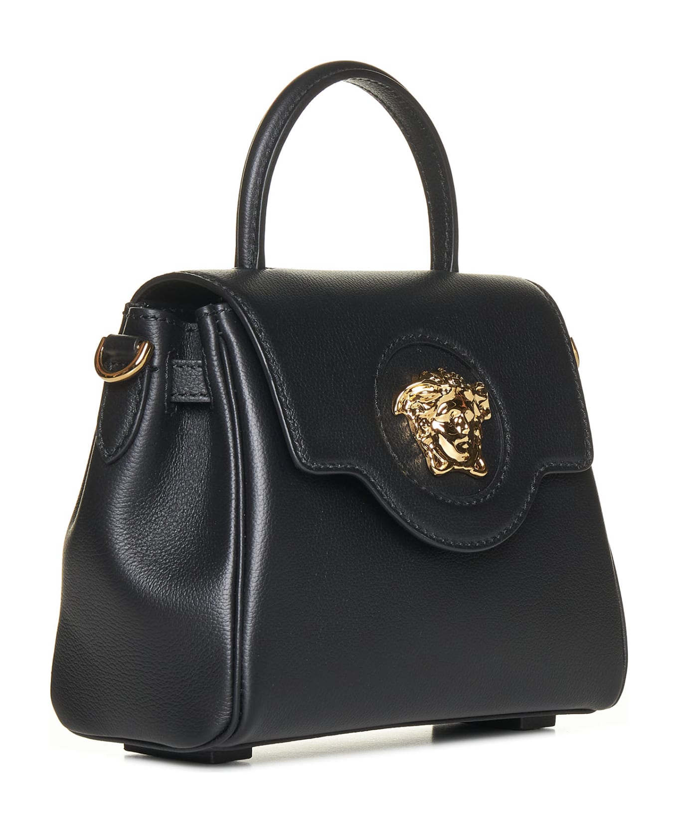 Versace La Medusa Small Leather Bag - Nero/oro Versace トートバッグ