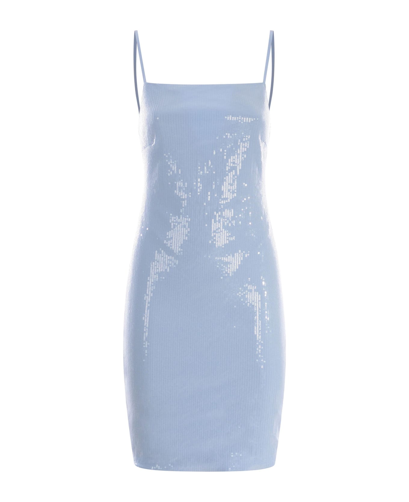 Rotate by Birger Christensen 'sequins Slip' Mini Dress - LIGHT BLUE