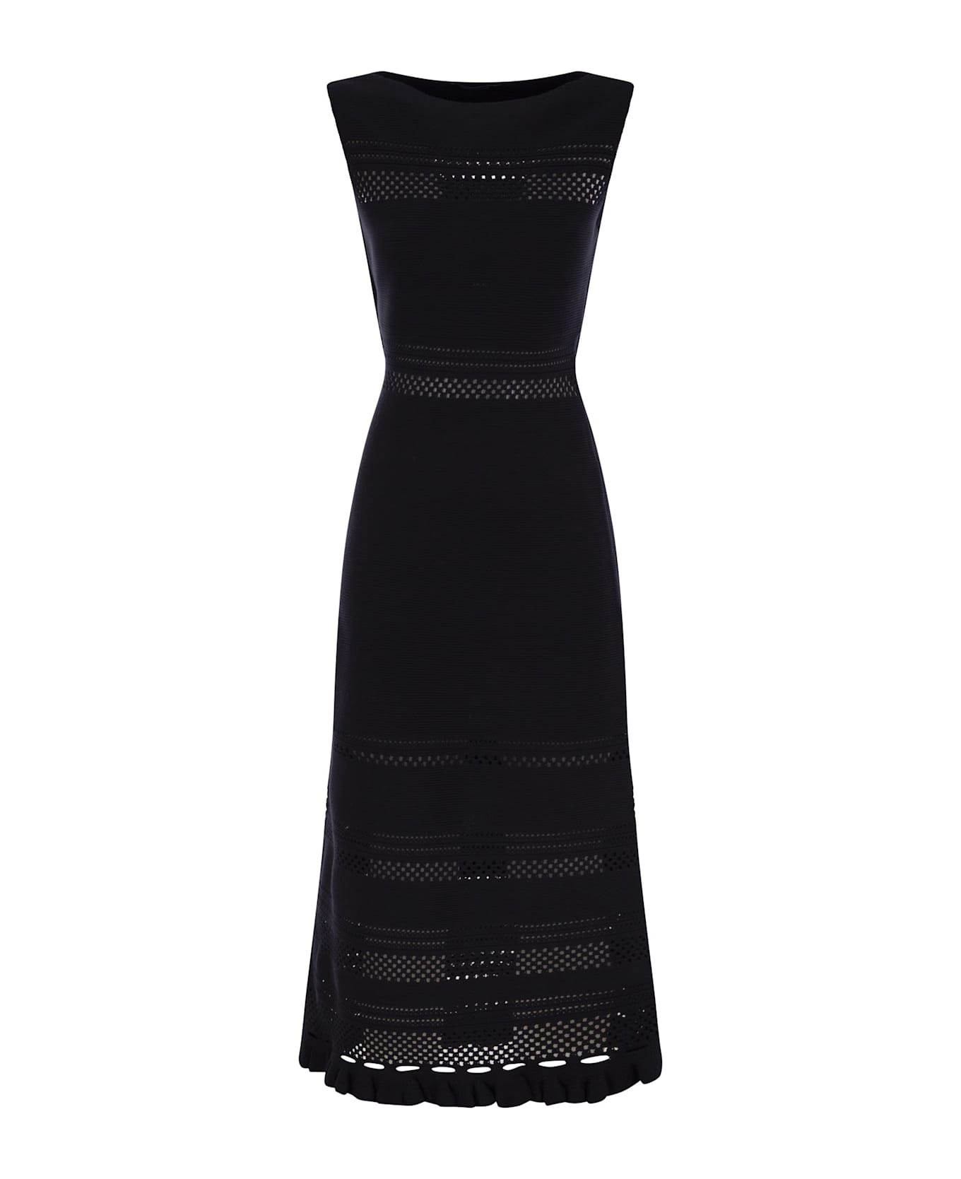 Fabiana Filippi Light Cotton Sleeveless Dress - Blue