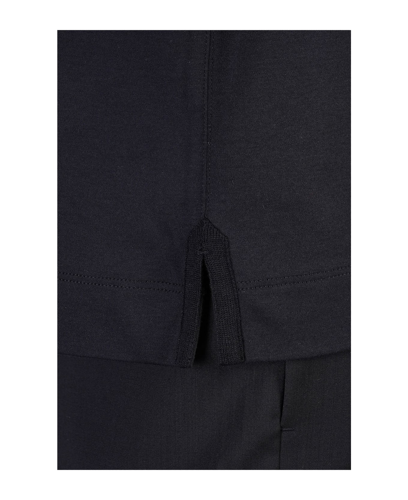 Zegna T-shirt In Black Cotton - black