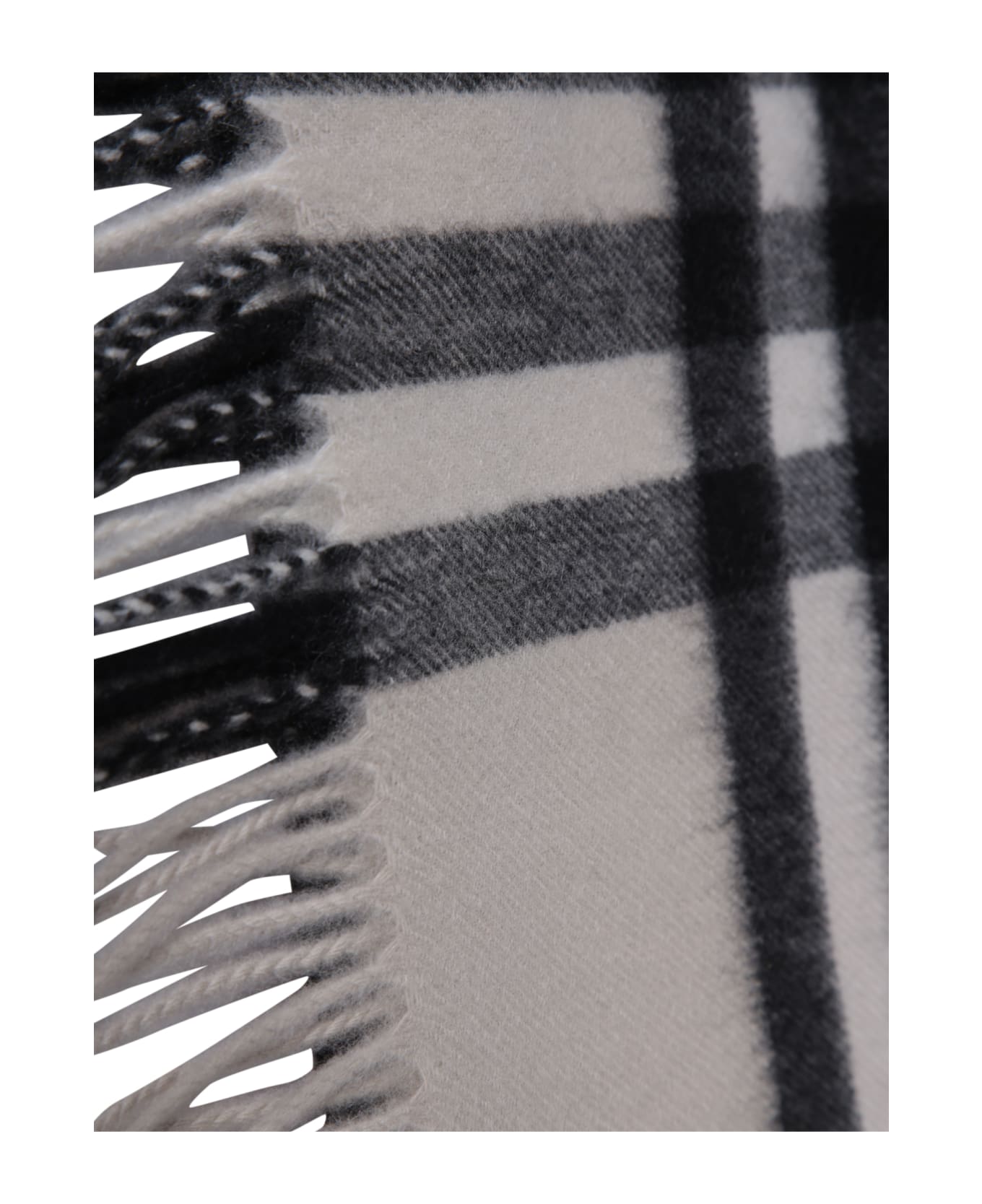 Burberry Embroidered Cashmere Scarf - LICHEN